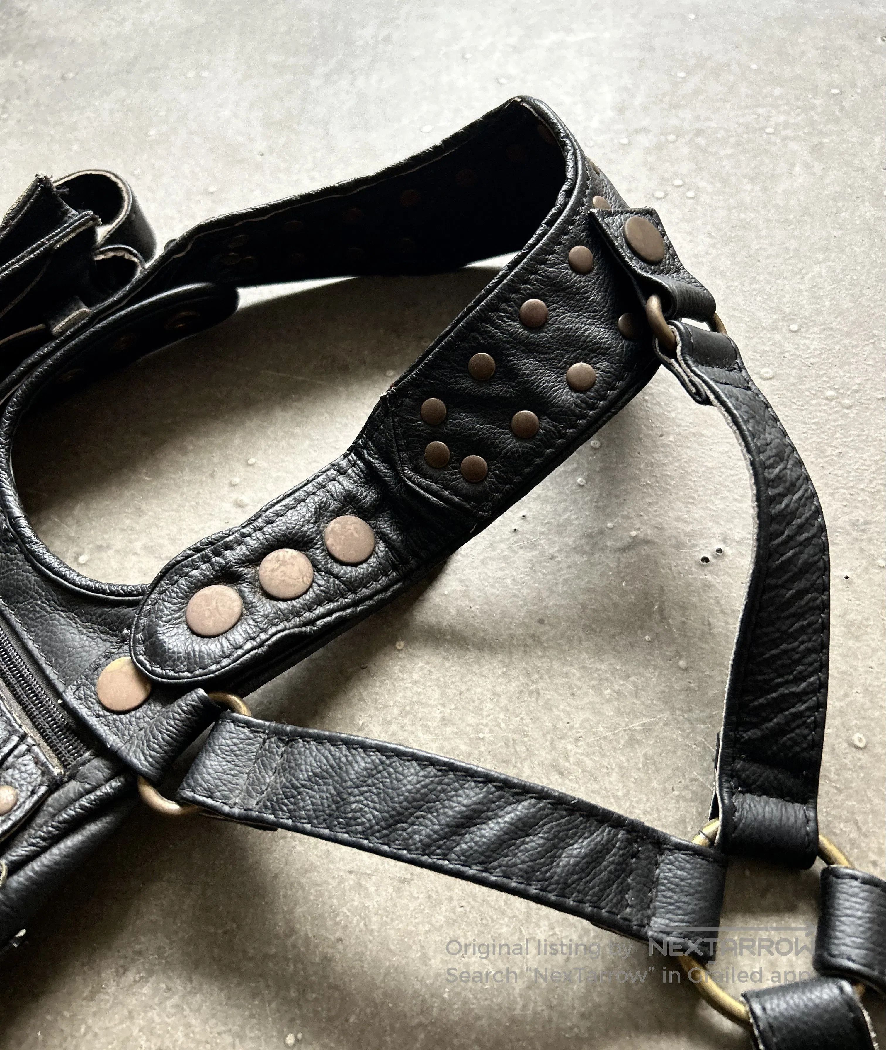 Other 00s Rivet Leather Harness Bag. Size ONE SIZE - 9 Thumbnail