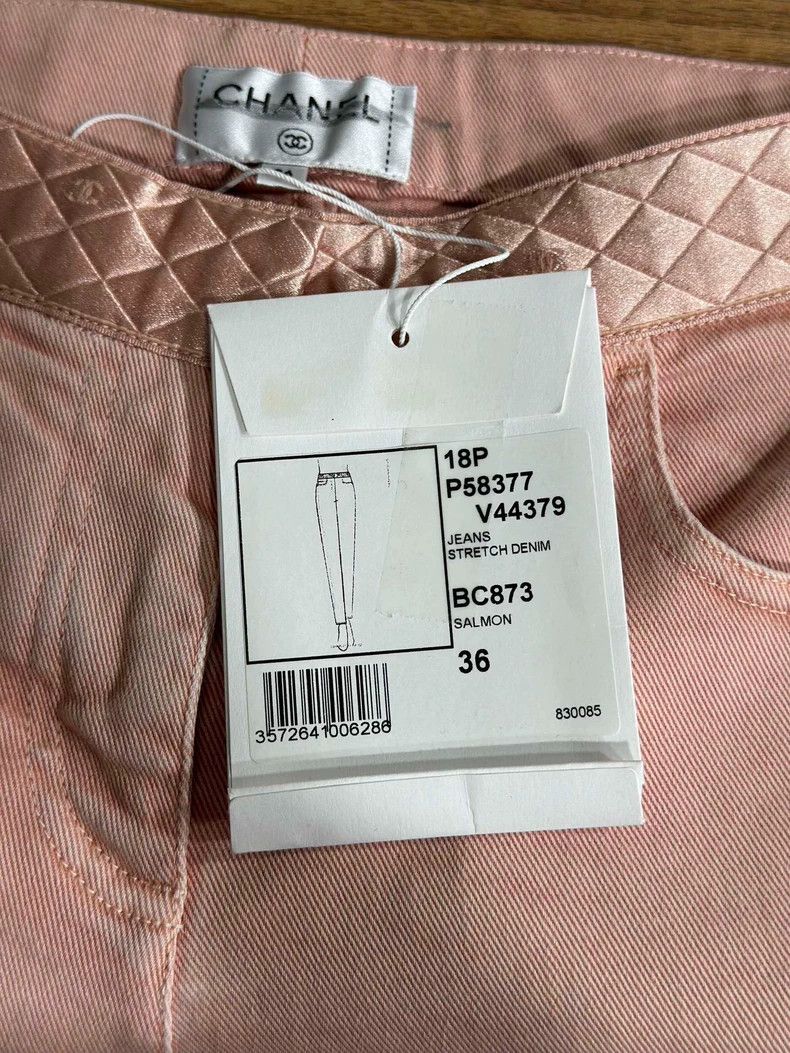 Chanel Chanel Pink diamond checkered trousers Size 24" / US 00 / IT 34 - 9 Thumbnail