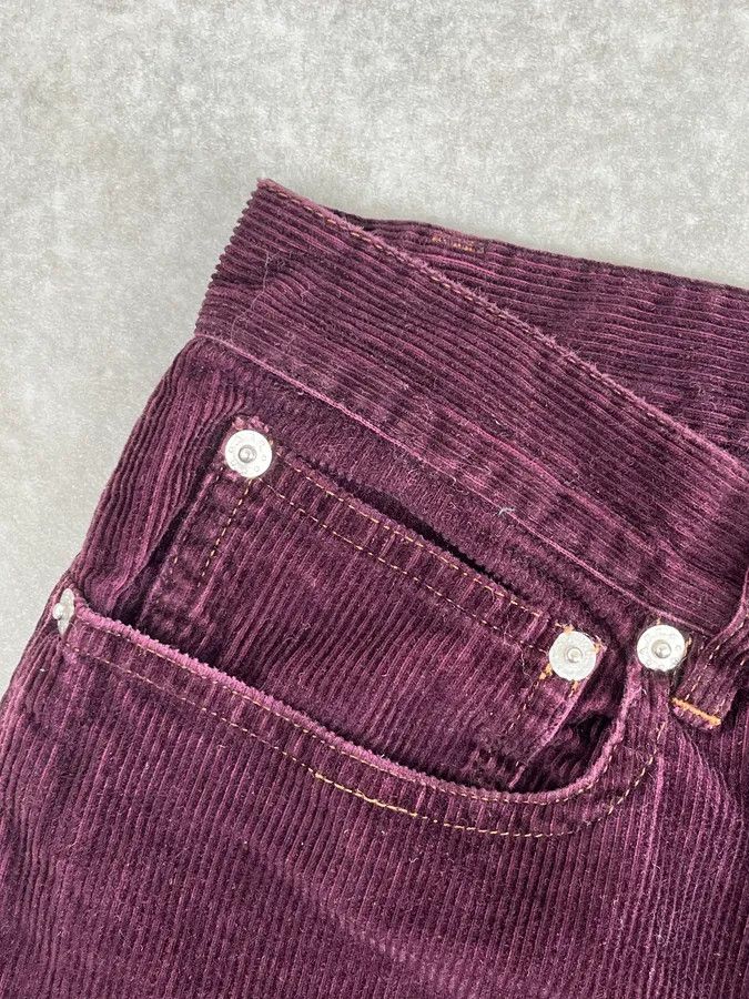 A.P.C. A.P.C. Purple Corduroy Slim Pants Size 26" / US 2 / IT 38 - 10 Thumbnail