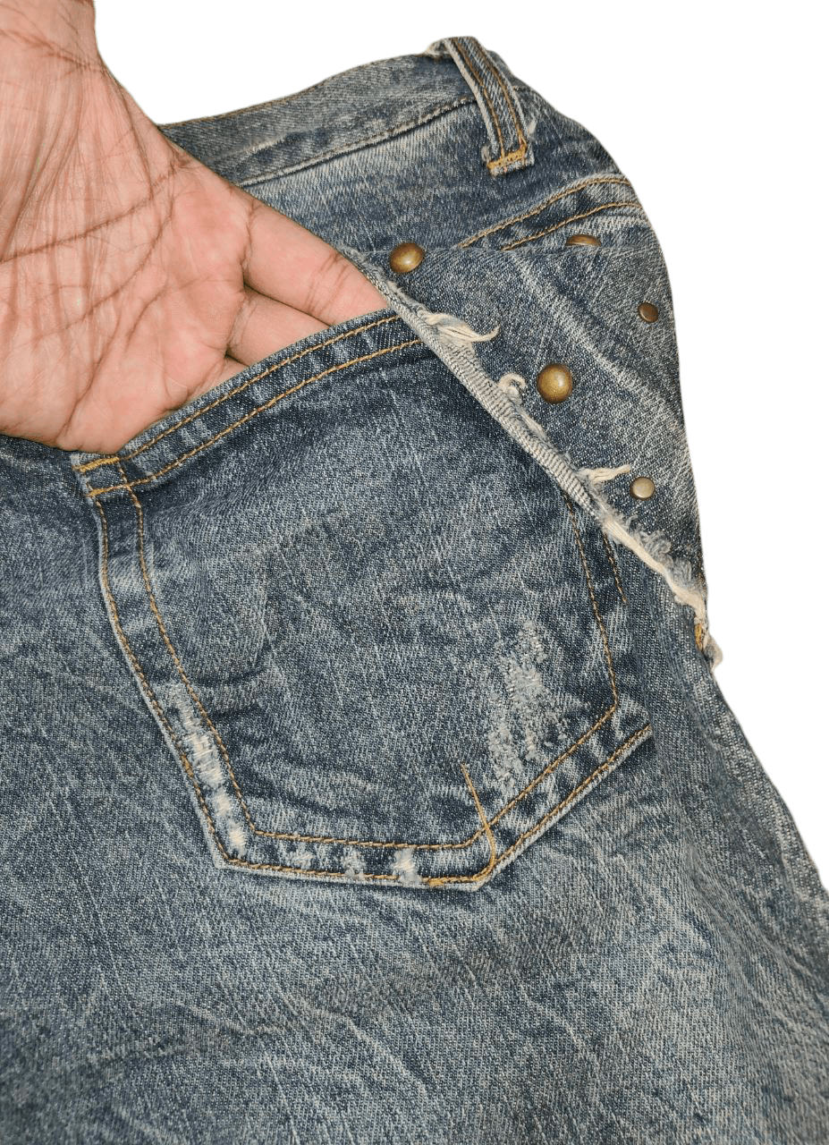 LOWBOX Japanese Lowbox Lowrise Flare Denim Size US 30 / EU 46 - 5 Thumbnail