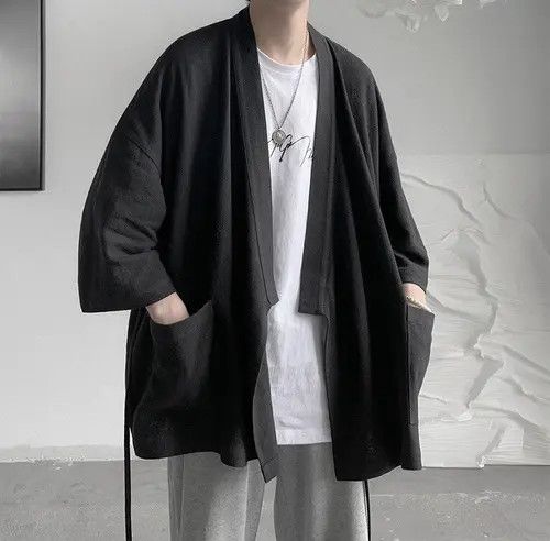 Aran Isles Knitwear New Collection Stylish Cardigan Kimono Sweatshirt Jacket Size US L / EU 52-54 / 3 - 1 Thumbnail
