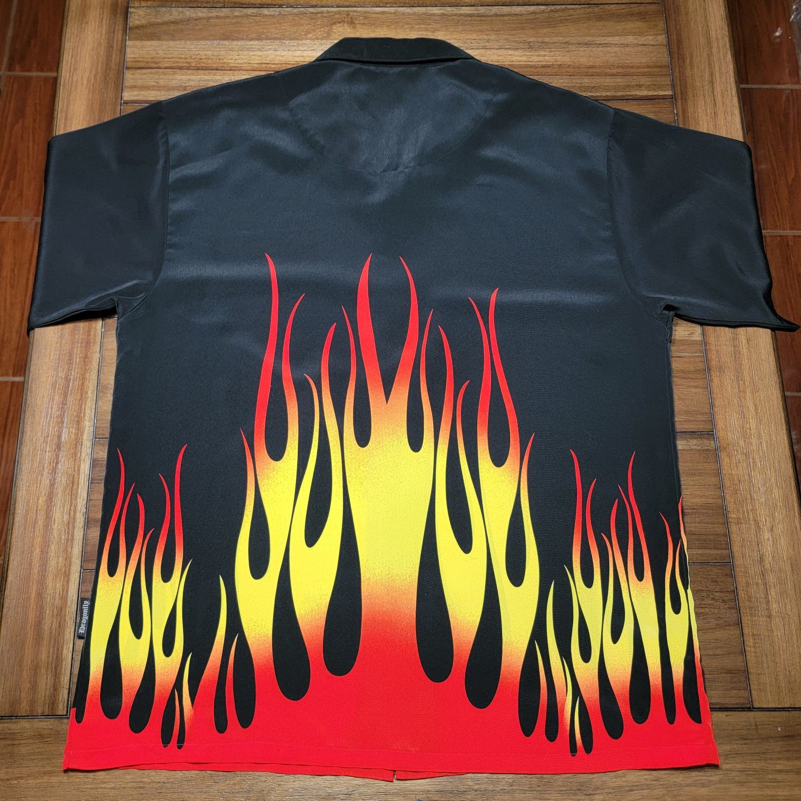 Dragonfly Dragonfly Full Button Shirt Flames - Size XL Size US XL / EU 56 / 4 - 3 Thumbnail