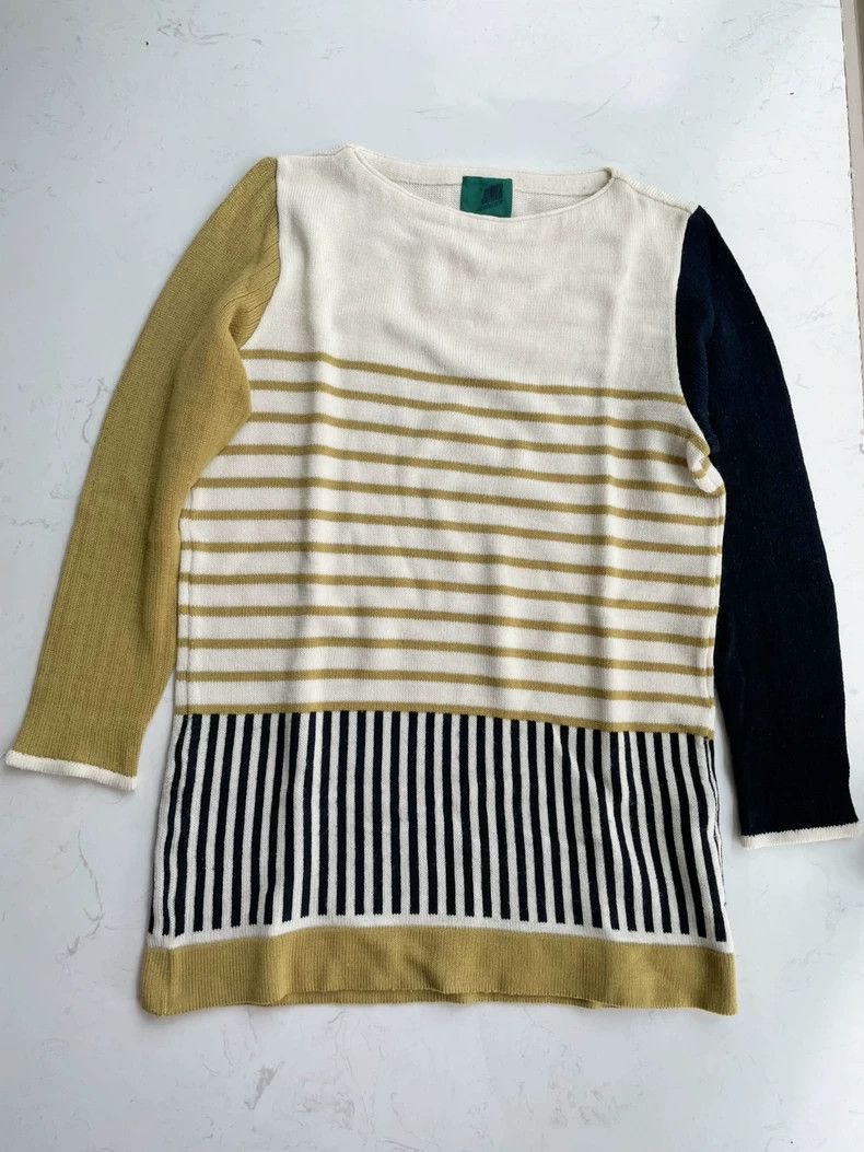 Jean Paul Gaultier Jean Paul Gaultier Mid-length striped sweater 2504-Nextarro Size S / US 4 / IT 40 - 1 Thumbnail