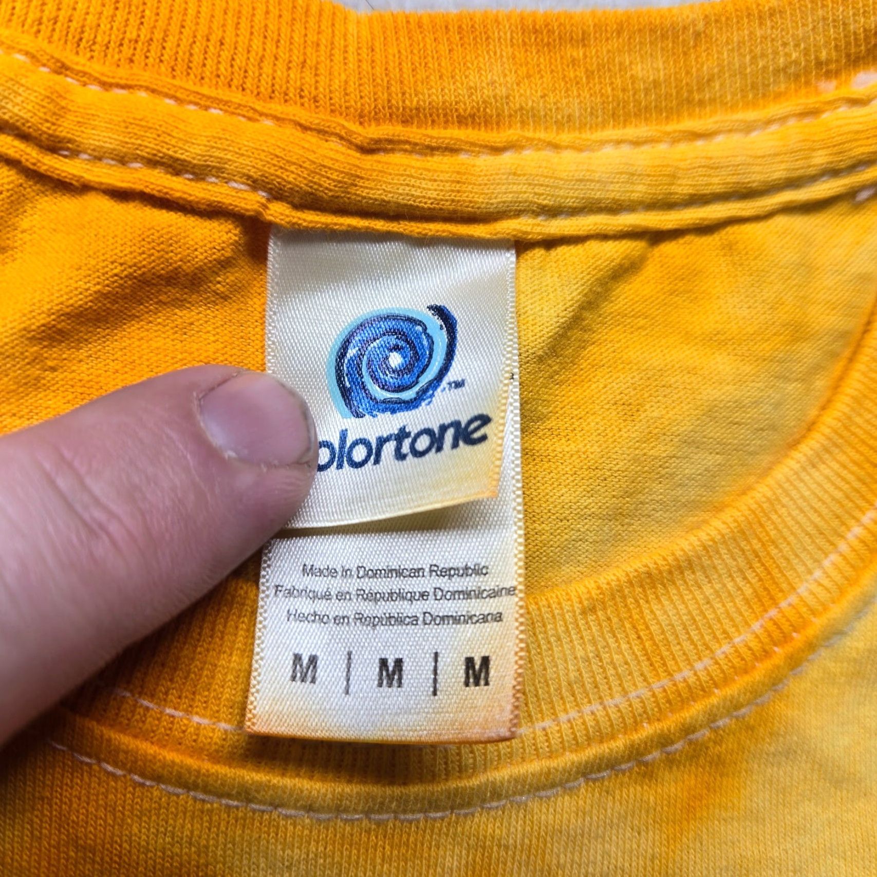 Vintage Bristol TN T-Shirt Dirt Track Racing Yellow Tie Dye Short Sleeve Men's M Medium Shirt Mens M Yellow 90s? Size US M / EU 48-50 / 2 - 4 Thumbnail