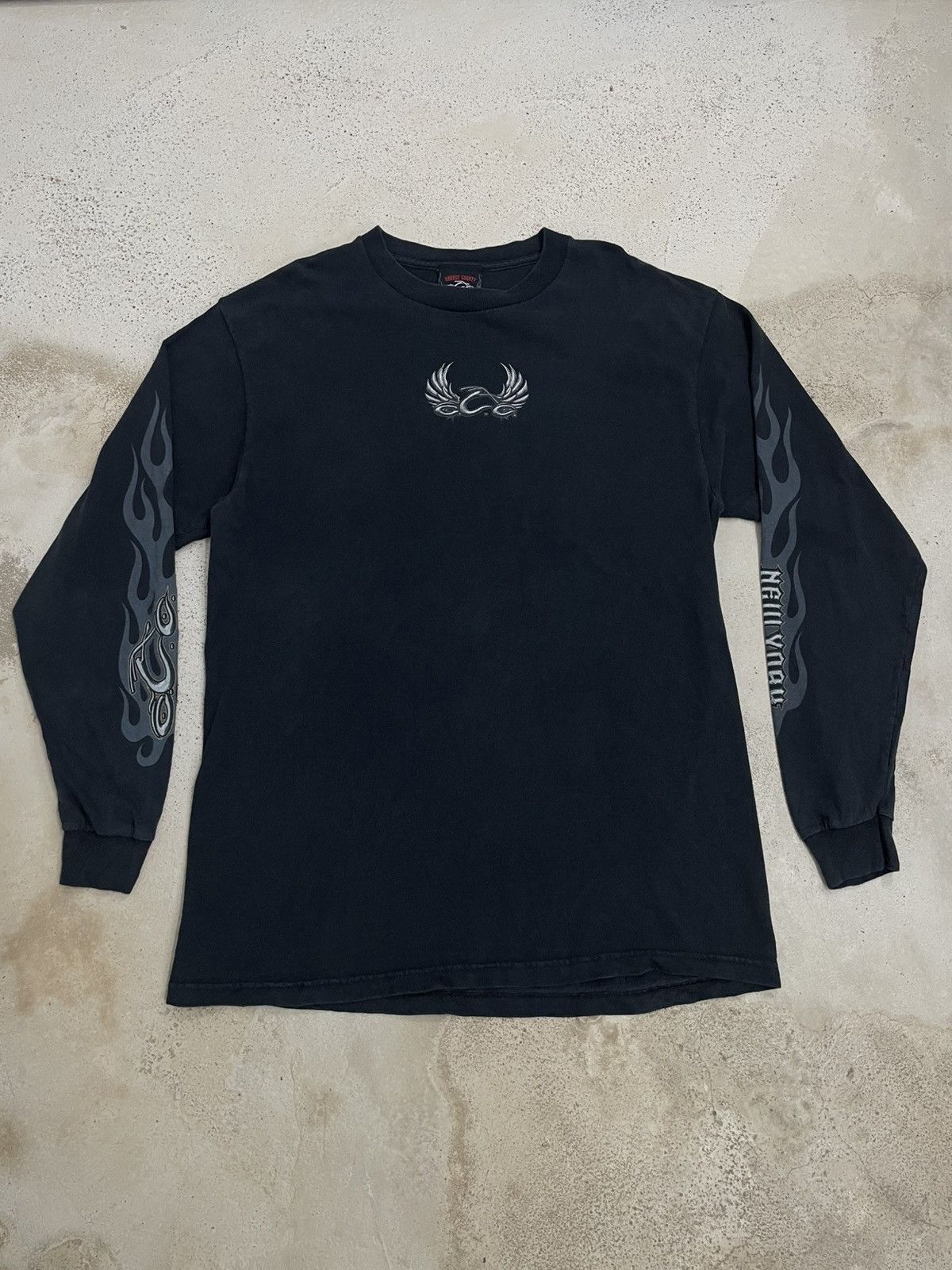 Harley Davidson Faded Vintage Orange County Choppers Old School New Rules Size US L / EU 52-54 / 3 - 2 Thumbnail