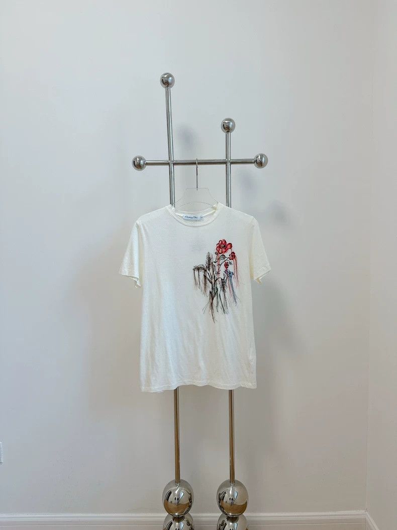 Dior Dior Tassel embroidered short sleeves Size S / US 4 / IT 40 - 1 Thumbnail