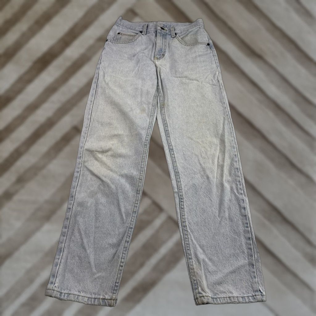 Lee VINTAGE Lee Light Wash Denim Blue Jeans 30x30 Unisex Pants Y2K Mom High Rise Size US 30 / EU 46 - 1 Thumbnail