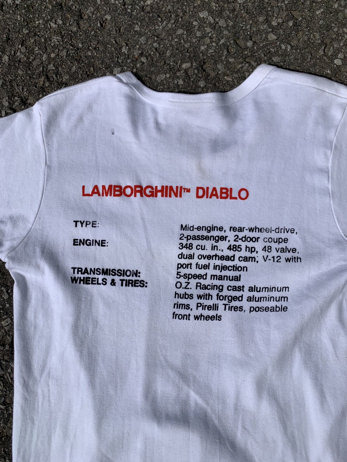 Lamborghini × Vintage Vintage Lamborghini hand painted tee Size US M / EU 48-50 / 2 - 5 Thumbnail