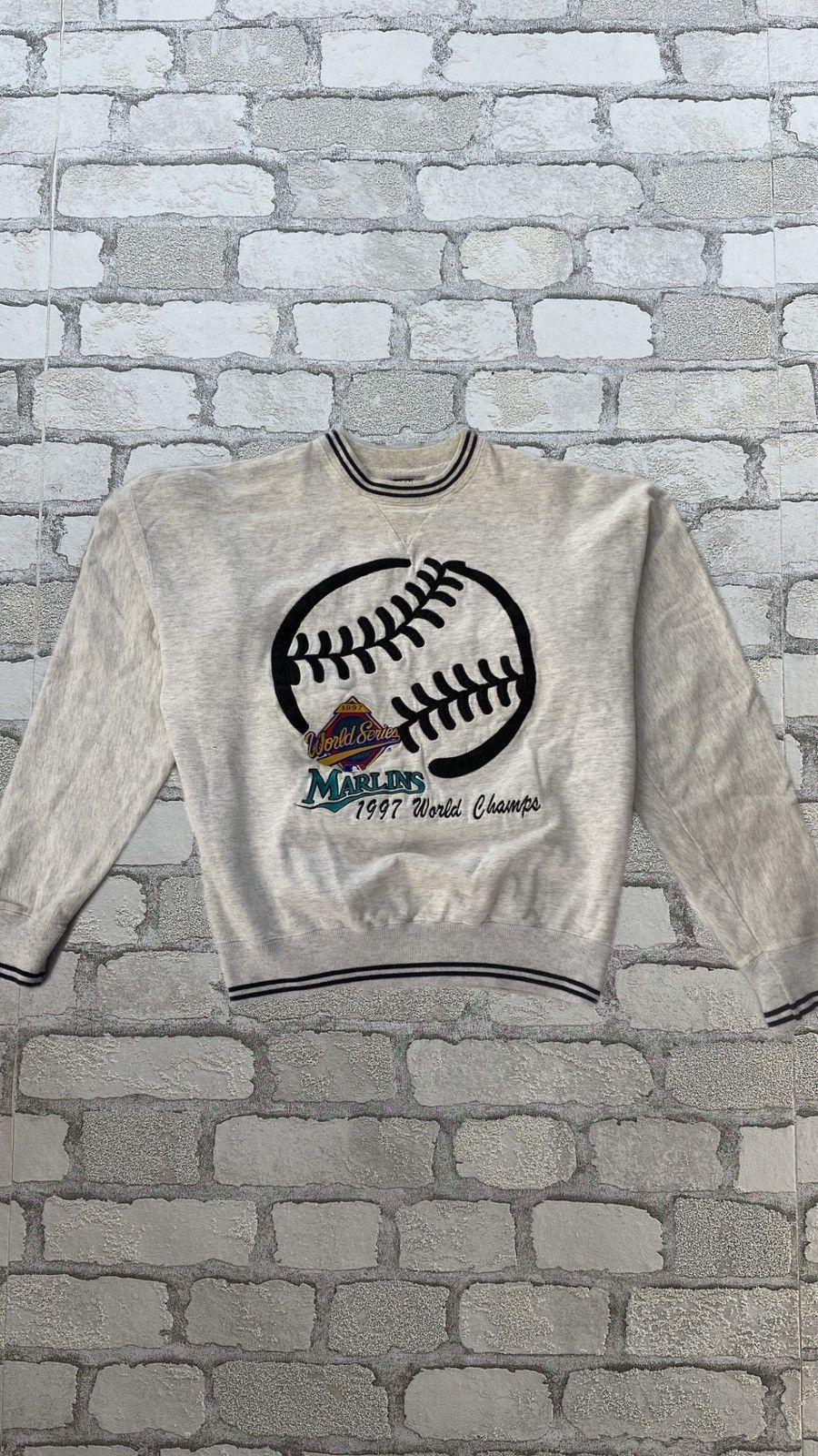 Pacific Legend Vintage marlins sweater Size US L / EU 52-54 / 3 - 1 Thumbnail