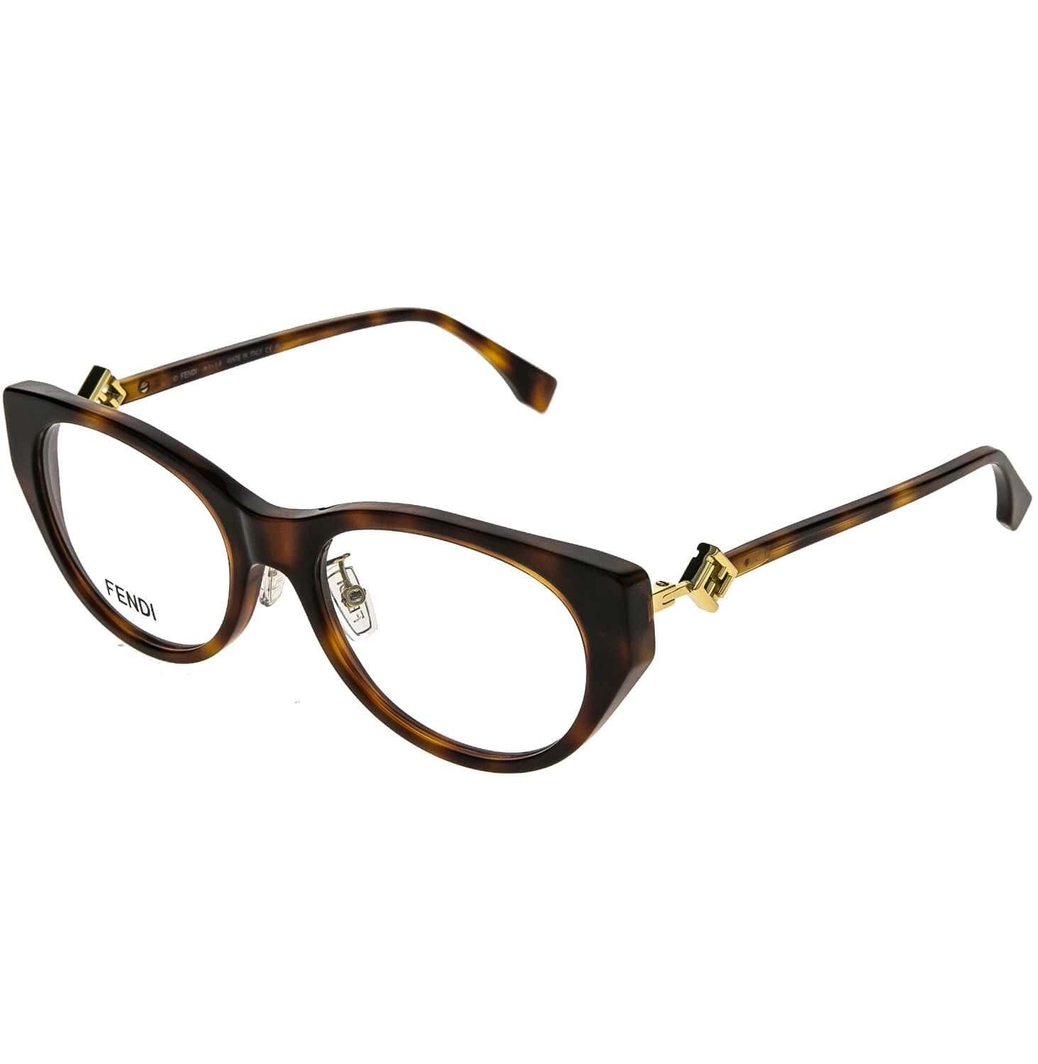 Fendi FENDI DIAMONDS LOGO 50099 052 Brown Eyeglasses FE50099F 053 Size ONE SIZE - 8 Thumbnail
