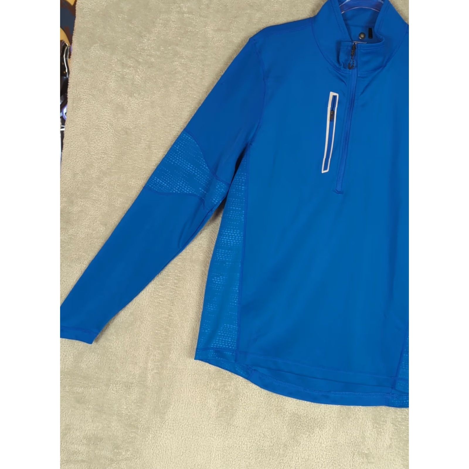 Vintage OGIO Endurance Quarter Zip Pullover Jacket Men M Blue Lightweight Golf Shirt Size US M / EU 48-50 / 2 - 2 Thumbnail