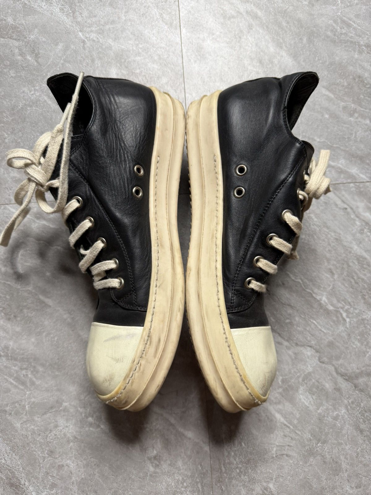 Rick Owens Rick Owens Low Top Ramones Sneakers Size US 9.5 / EU 42-43 - 2 Thumbnail