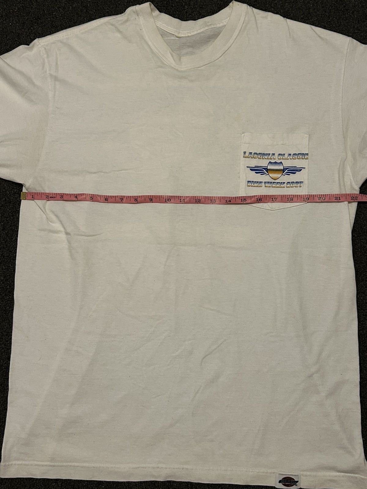 Other × Vintage White vintage Laconia classic bike week 2007 biker t Size US L / EU 52-54 / 3 - 5 Thumbnail