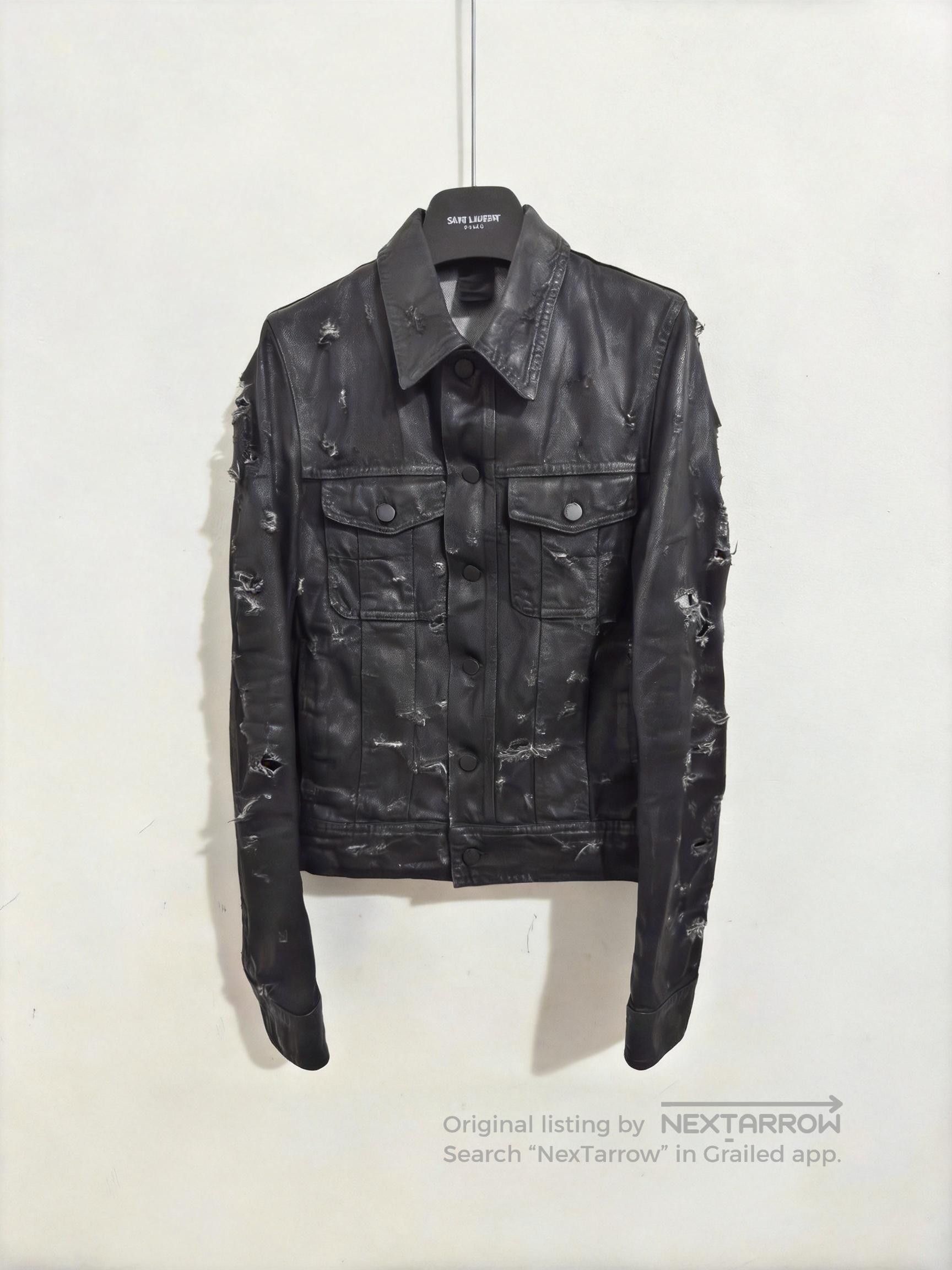OKO様　Hedi Replica Destroyed Coated 27 Dior × Hedi Slimane Dior Homme SS04 'Strip' Waxed Coated Destroyed