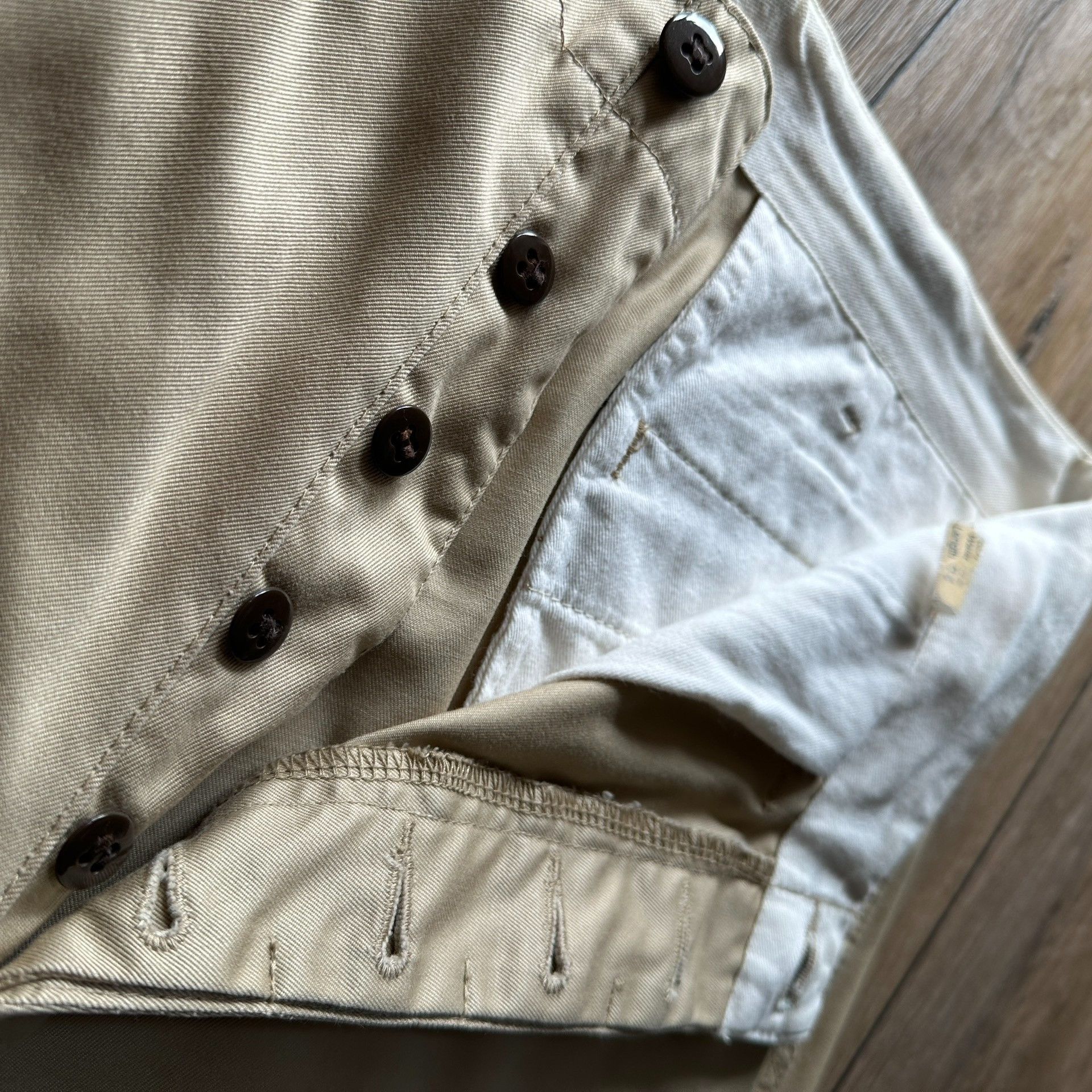 Cushman Cushman Khaki Wide-Leg Pants Size US 32 / EU 48 - 5 Thumbnail