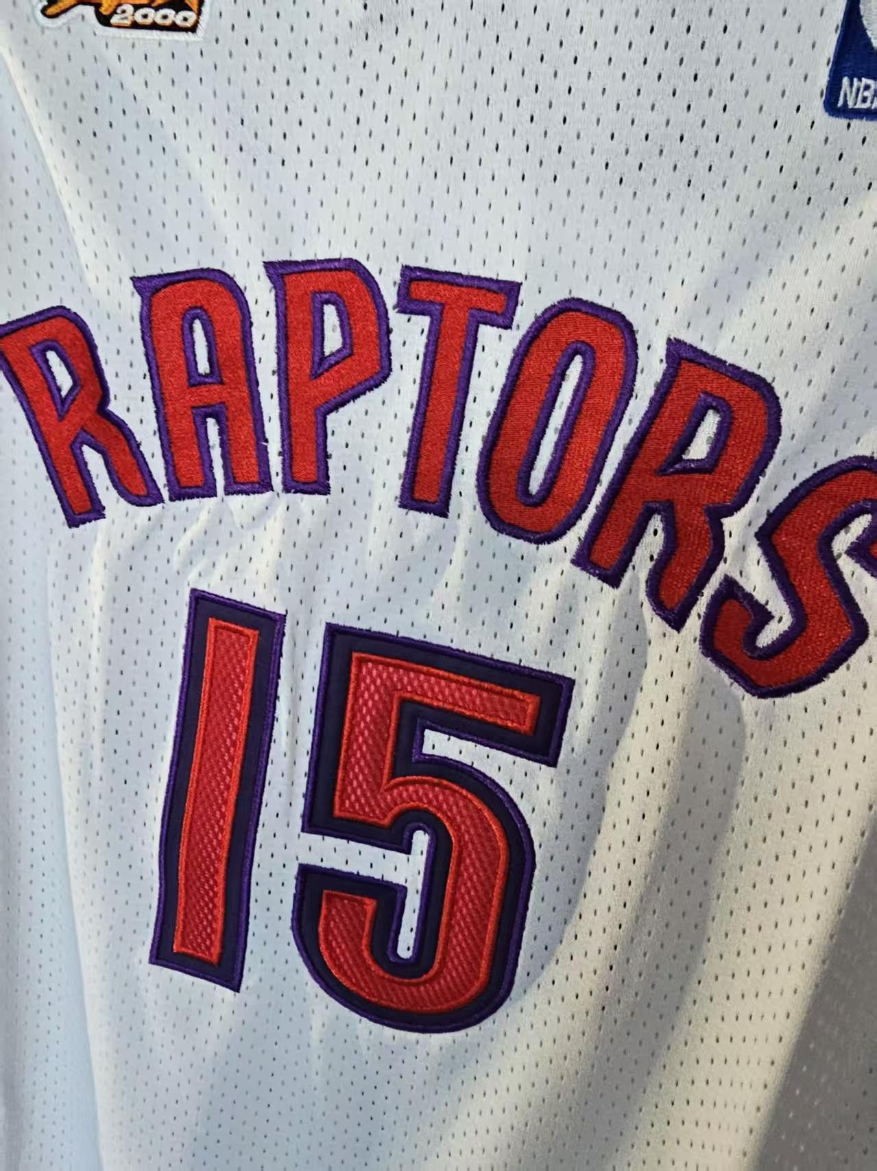 NBA Toronto Raptors #15 Vince Carter Jersey Double Stitched Size US M / EU 48-50 / 2 - 3 Thumbnail