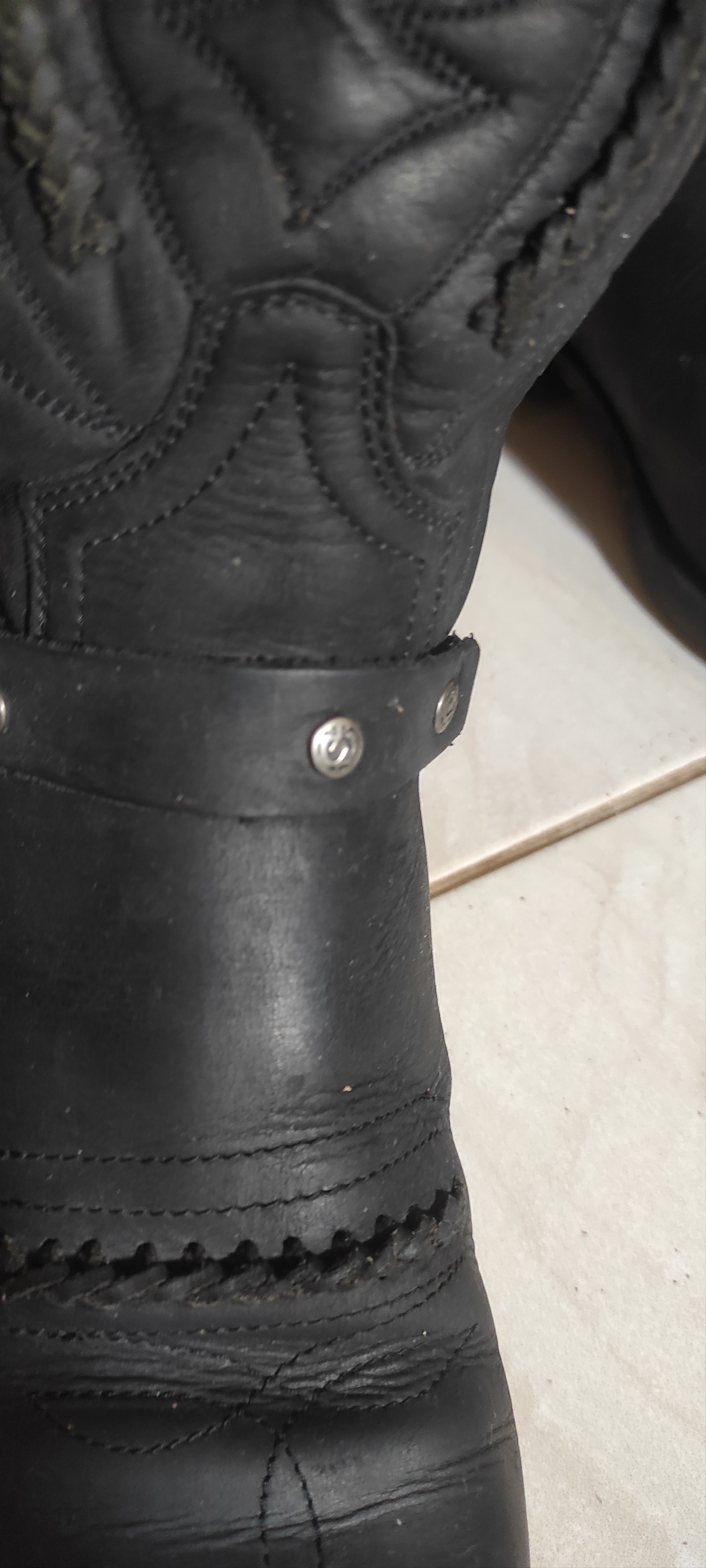 Sendra Sendra Biker Western Boots Santiags Square Toe Size US 8.5 / EU 41-42 - 15 Thumbnail