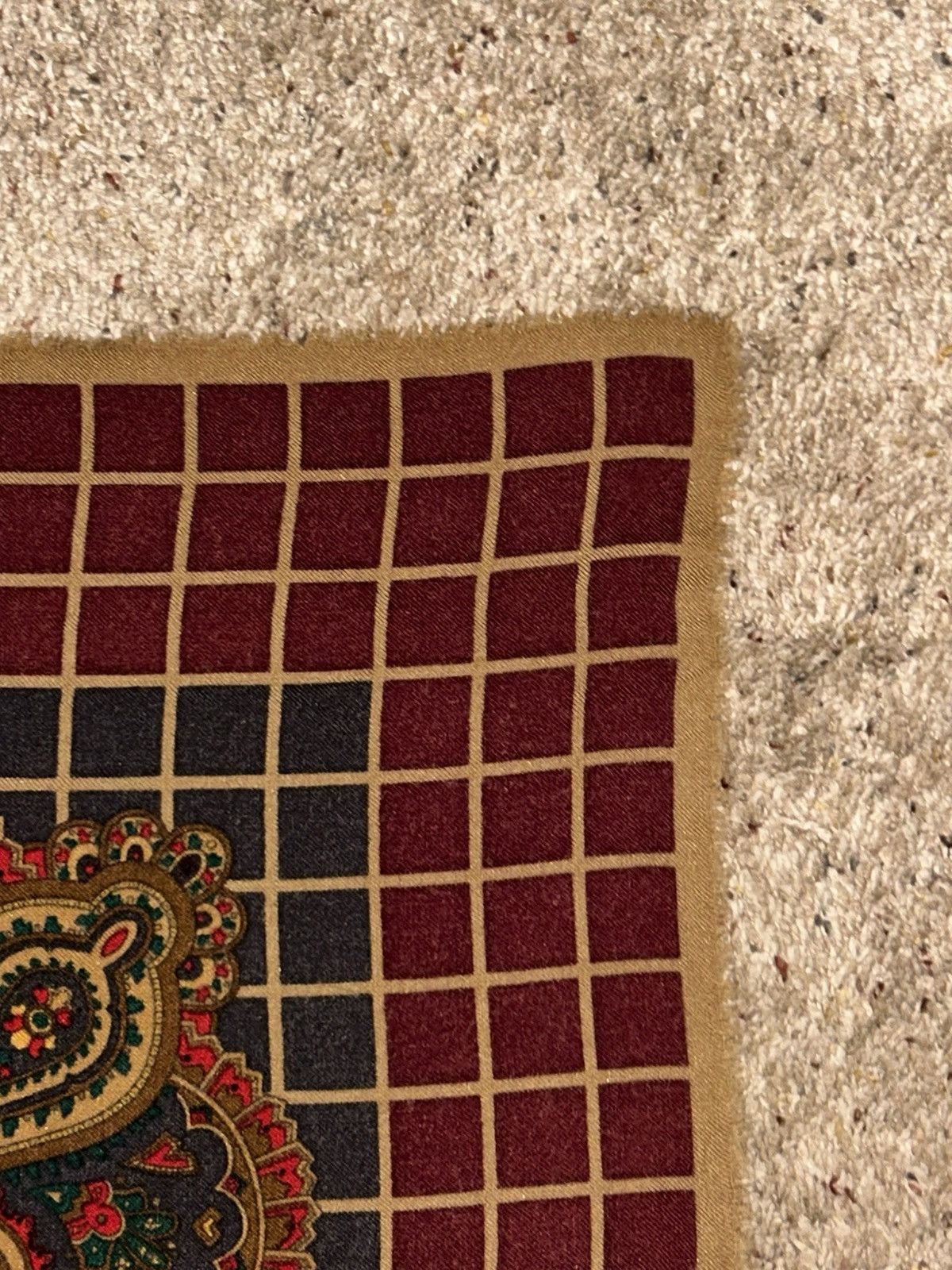Dior Christian Dior Vintage Paisley Patterned 52x52” Scarf Size ONE SIZE - 7 Thumbnail