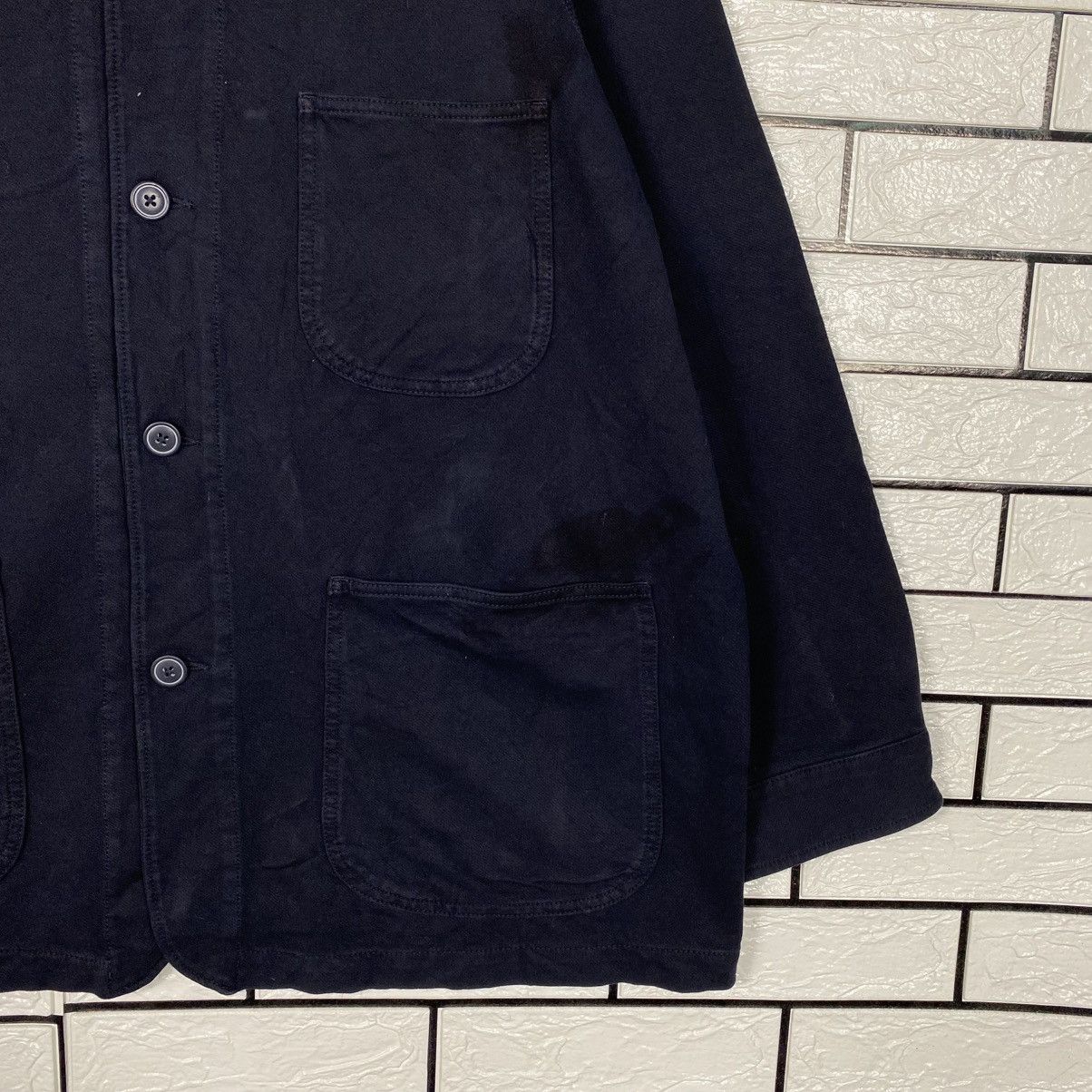 Japanese Brand 📌Vintage Chore Work Button Jacket Uniqlo Issey Miyake Size US XXL / EU 58 / 5 - 6 Thumbnail