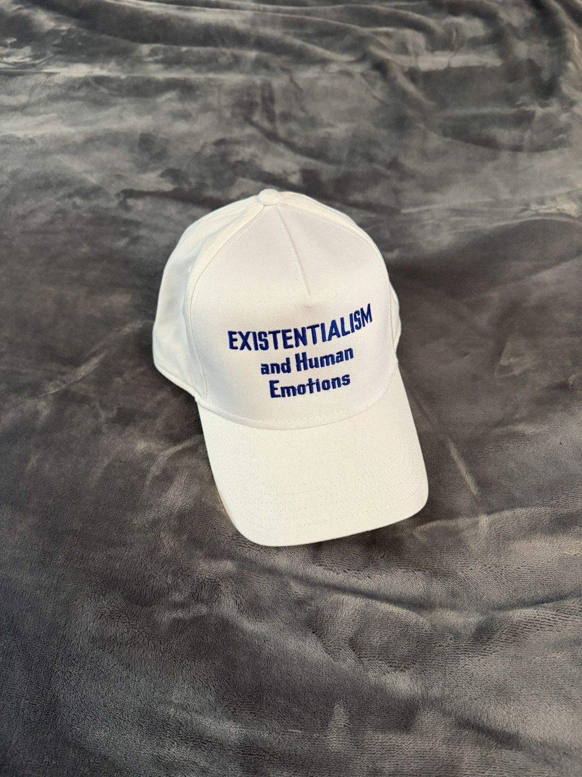No Maintenance No Maintenance "Existentialism and Human Emotions" White Hat Size ONE SIZE - 1 Thumbnail
