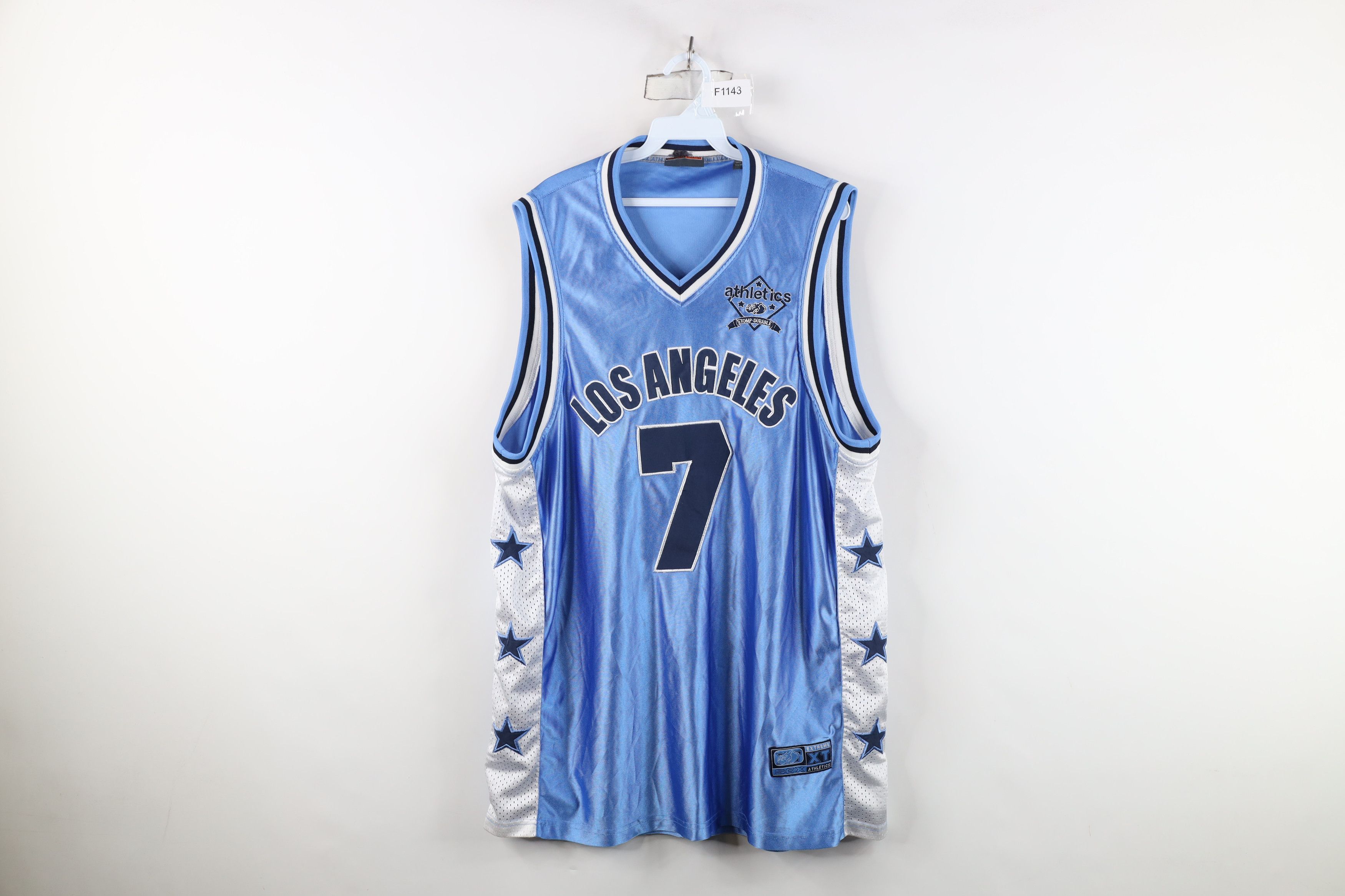 Vintage Vintage Y2K Streetwear Basketball Jersey Carolina Blue Size US XXL / EU 58 / 5 - 1 Thumbnail