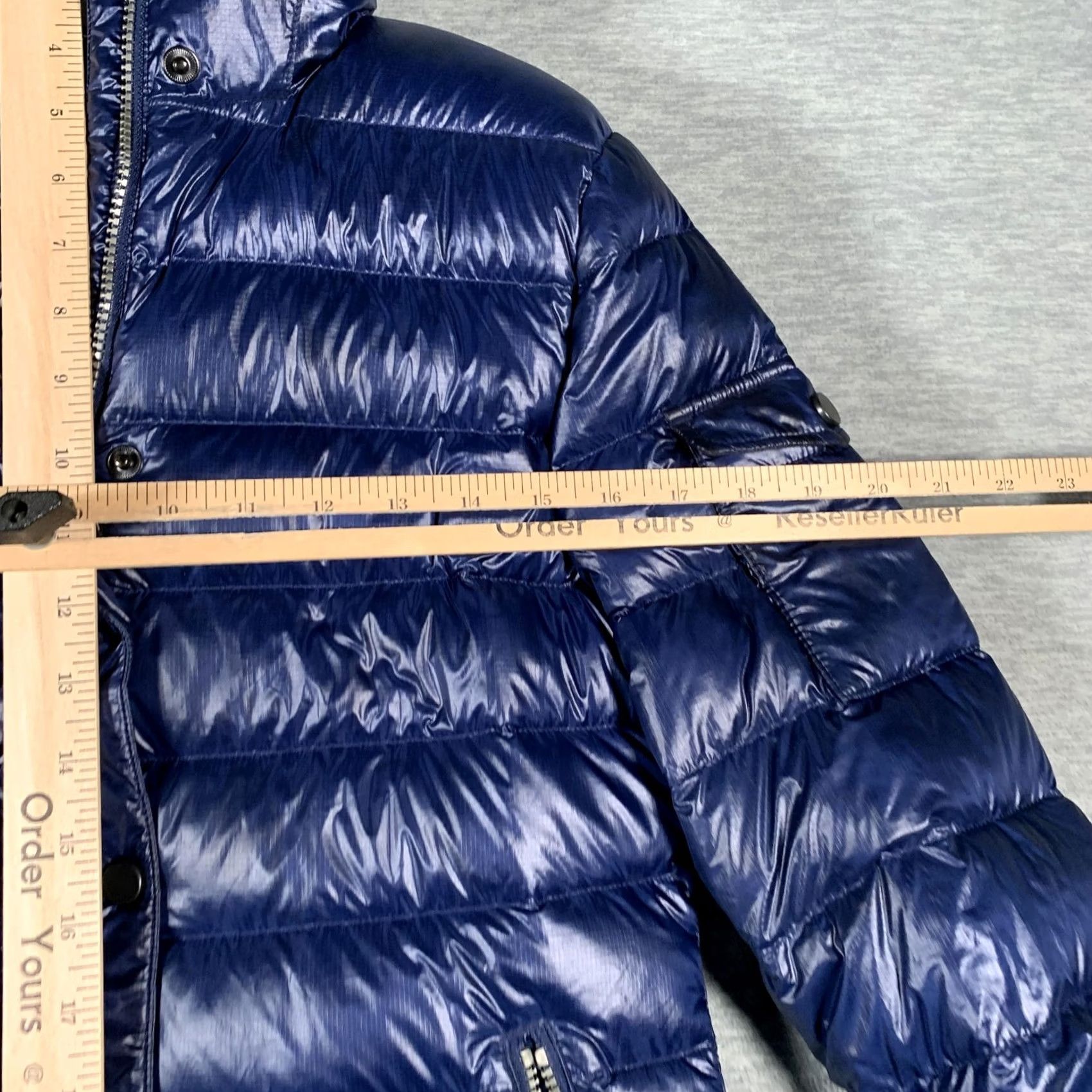Marmot Marmot Jacket Womens Small Blue Hooded Down Puffer Quilted Nylon Fur Trim Size S / US 4 / IT 40 - 5 Thumbnail