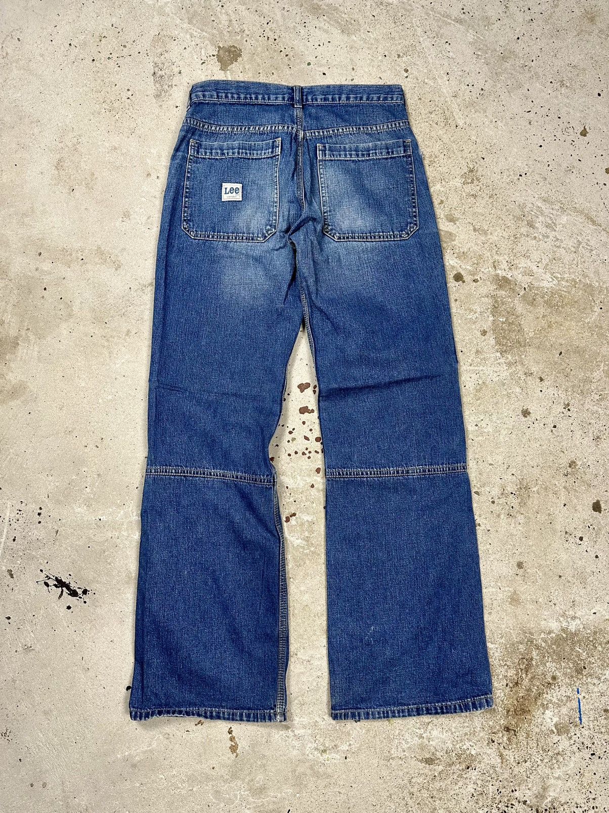 Carhartt × Lee × Vintage Vintage 90s Lee Workwear Flare Boot Cut Denim Pants Rare Size US 29 - 2 Thumbnail