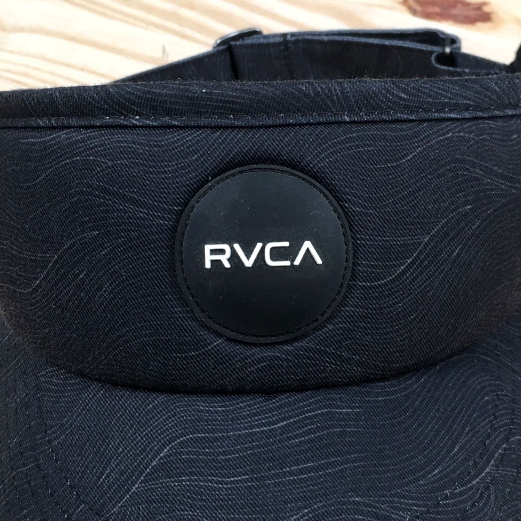 RVCA RVCA Visor Hat Unisex Gray One Size Adjustable Curved Brim Embroidered Logo Size ONE SIZE - 3 Thumbnail