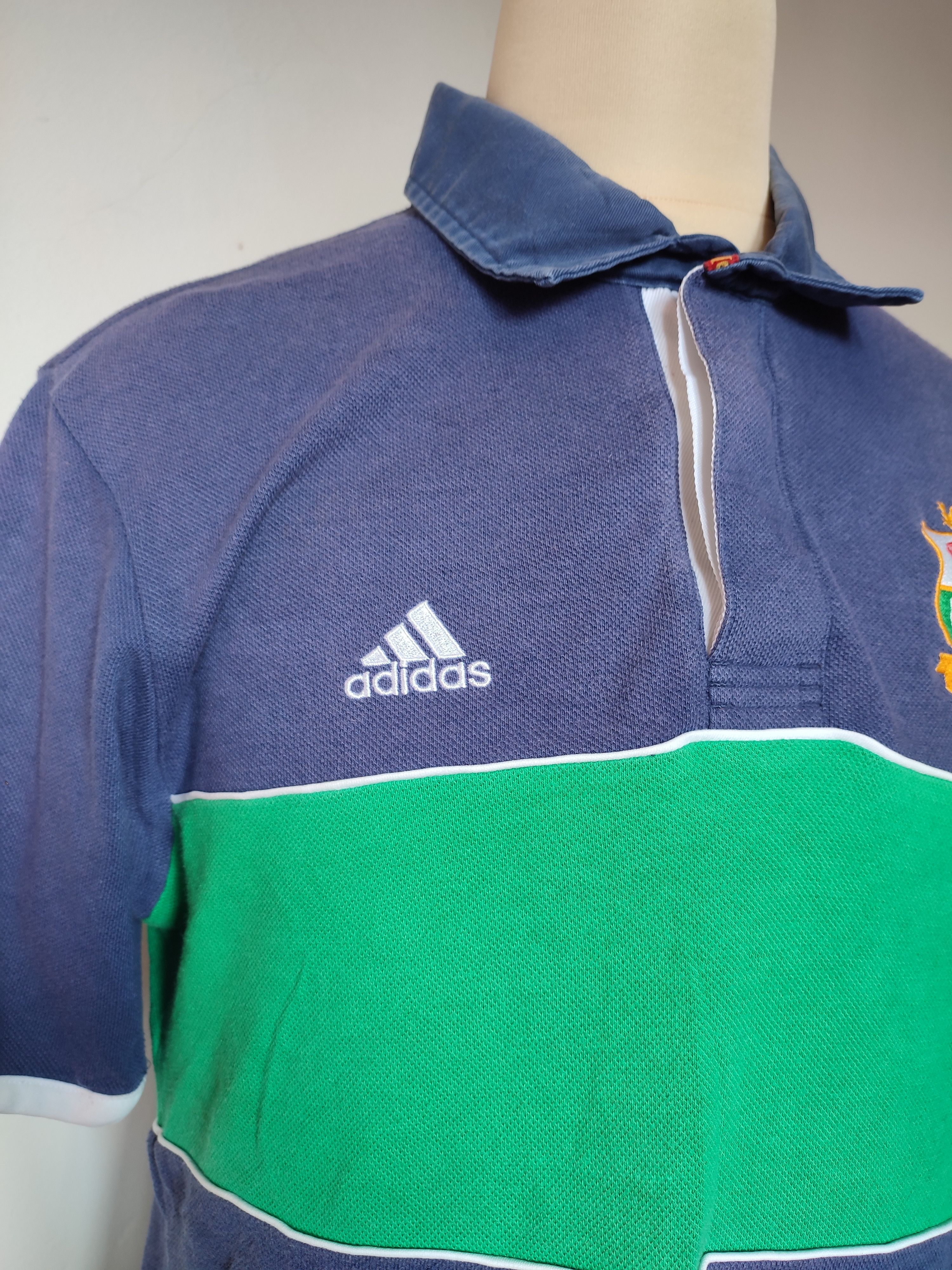 Adidas VINTAGE ADIDAS THE LIONS CLUB RUGBY POLO Size US L / EU 52-54 / 3 - 5 Thumbnail