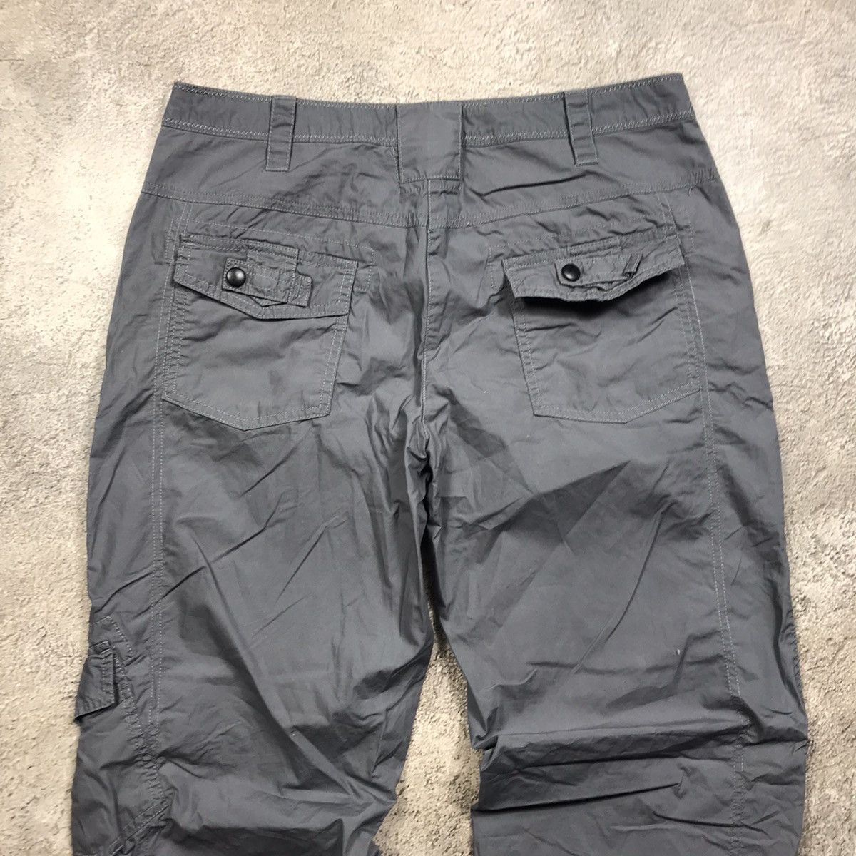 Vintage Vintage 90s Baggy Cargo Pants Distressed Thrashed Grunge 30 Size 30" / US 8 / IT 44 - 6 Thumbnail