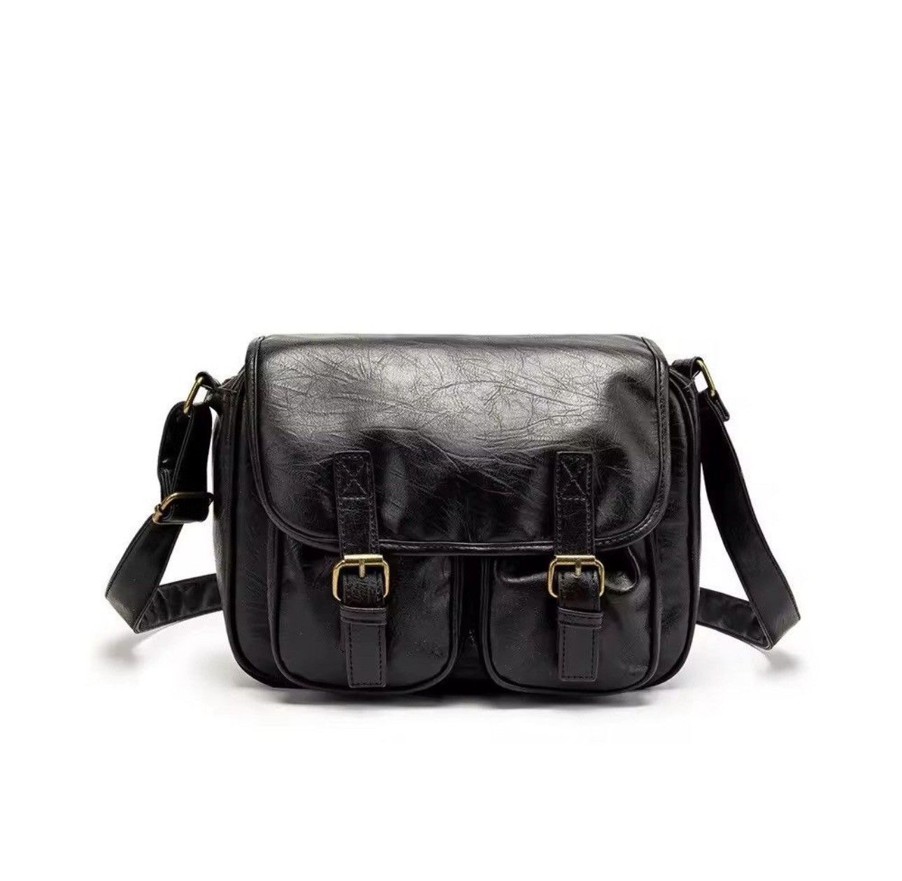 Leather Leather Messenger Bag Size ONE SIZE - 3 Thumbnail