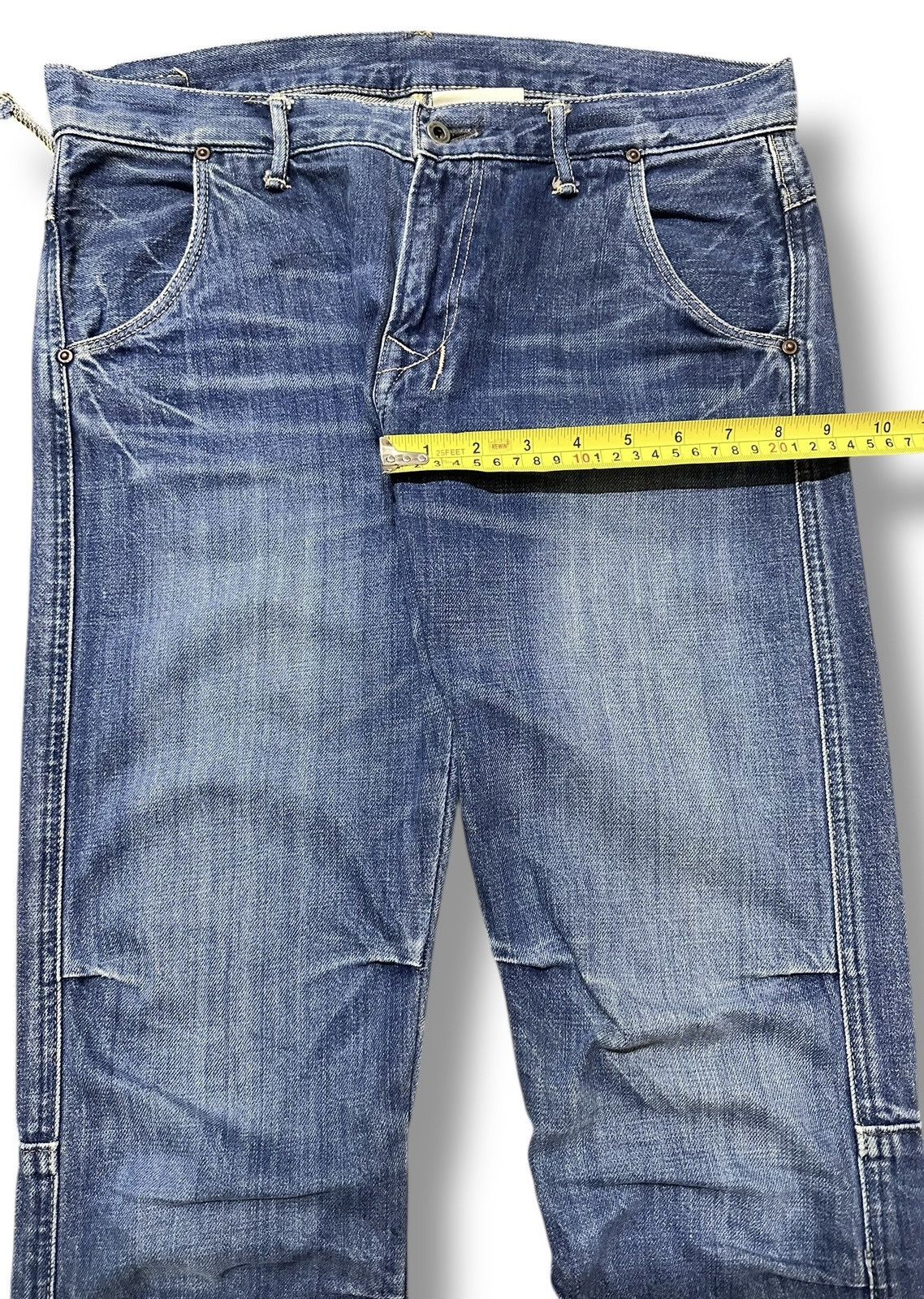 Japanese Brand Vintage Flare Jeans Style With Faded Wash Size US 32 / EU 48 - 15 Thumbnail