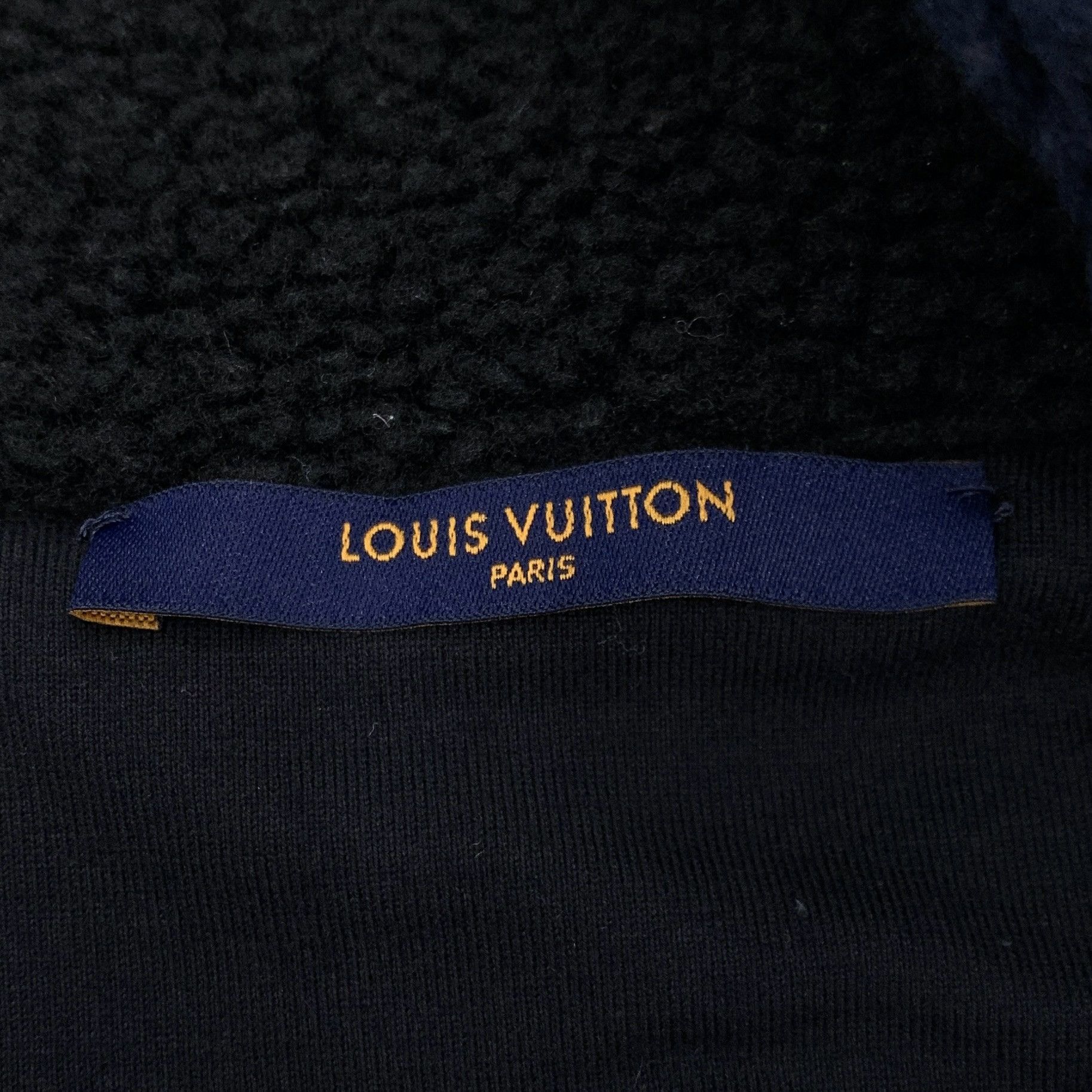Louis Vuitton Louis Vuitton Jacket – Navy Teddy Logo Zip-Up (S) Size US S / EU 44-46 / 1 - 2 Thumbnail
