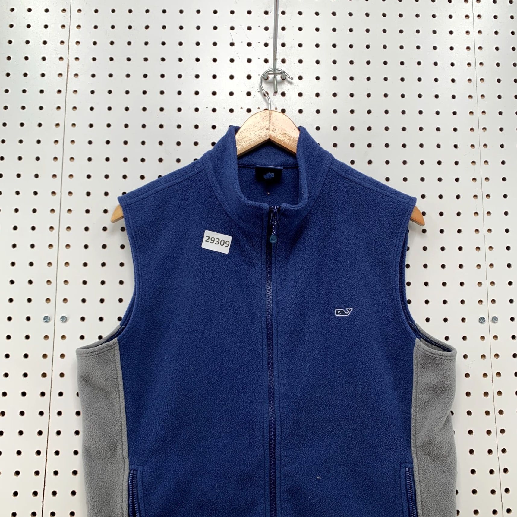 Vineyard Vines Vineyard Vines Fleece Zip Vest Jacket Adult Small Gray Blue SLeevless Size US S / EU 44-46 / 1 - 2 Thumbnail