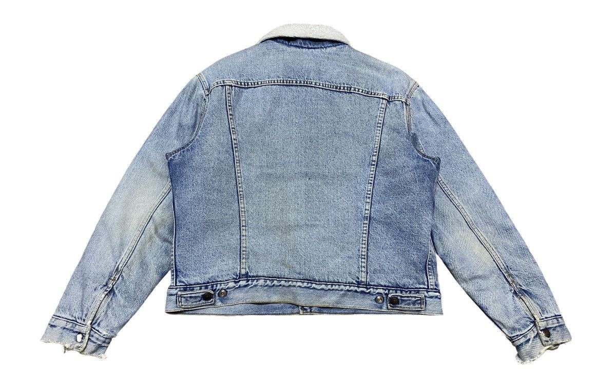 Levi's Rare Design Vintage Brand Levi's Sherpa Trucker Denim 1990s Size US L / EU 52-54 / 3 - 2 Thumbnail