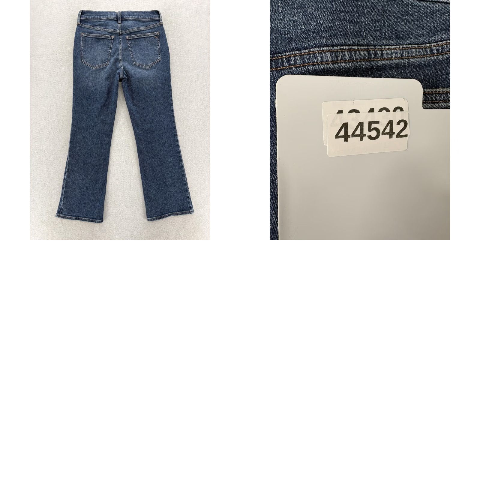 Madewell Madewell Jeans Womens 27 Blue Mid Rise Bootcut Stretch Denim Kick Out Preppy Slim Size 27" / US 4 / IT 40 - 9 Thumbnail