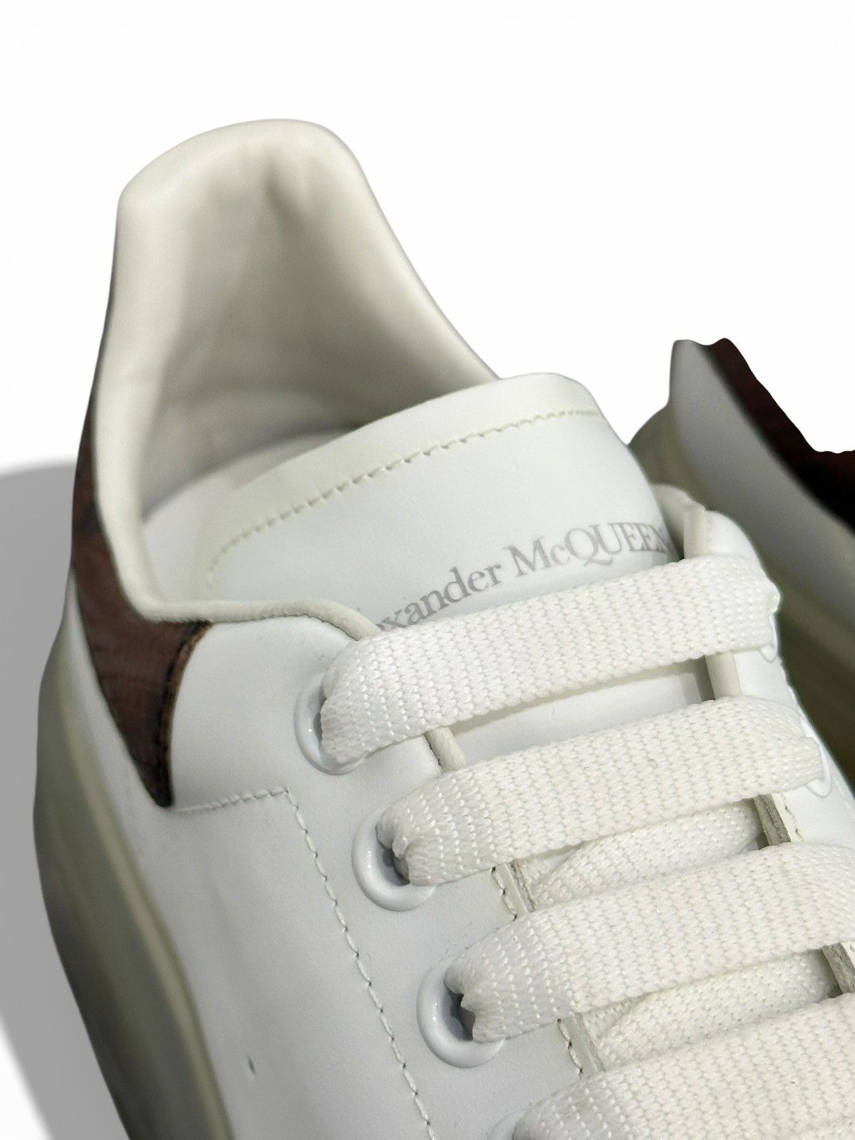 Alexander McQueen Alexander McQueen Clear Sole Snakeskin Sneakers Size US 12 / EU 45 - 5 Thumbnail