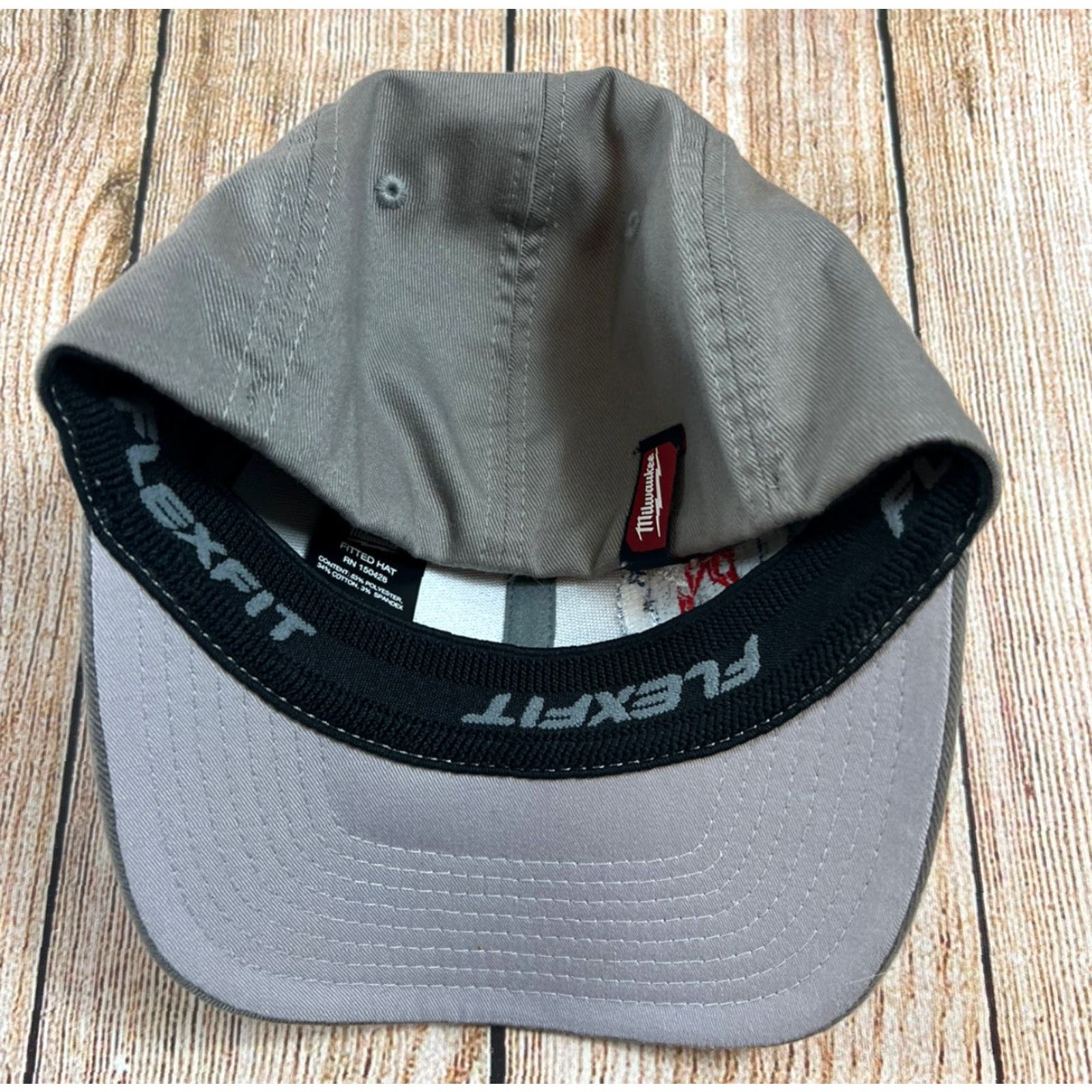 Vintage Flexfit Hat S/M Grey Cotton Canvas Baseball Cap Men Casual Size S Gray Lightweight Breathable Classic Stretch Joplin Supply Store Size ONE SIZE - 7 Thumbnail