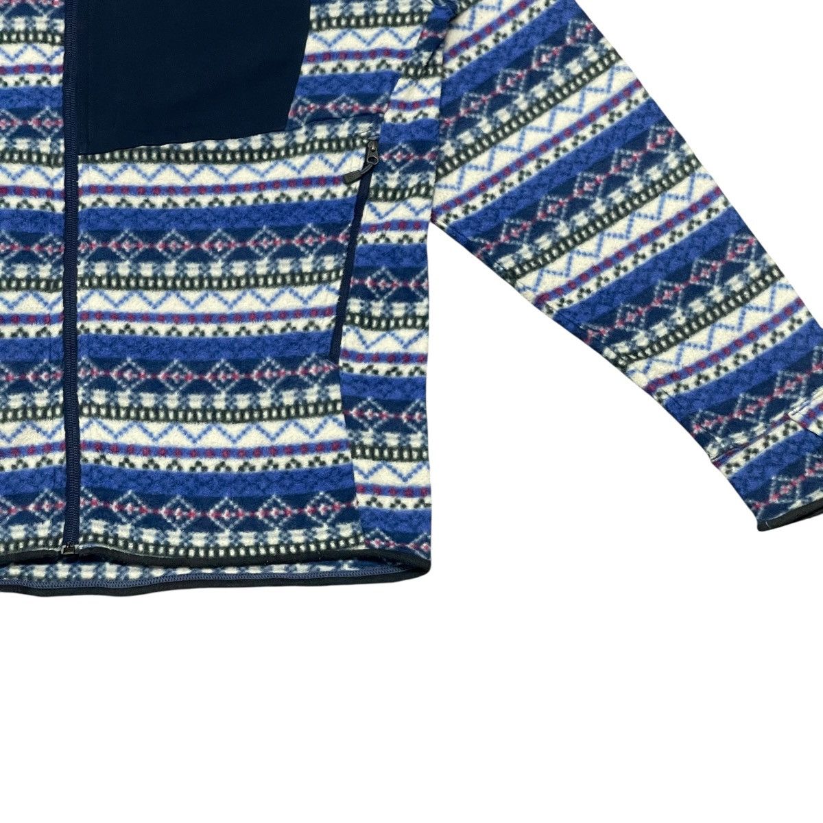 Montbell Vintage Mont-Bell Climaplus100 Print Fleece Sherpa Jacket Size US L / EU 52-54 / 3 - 3 Thumbnail