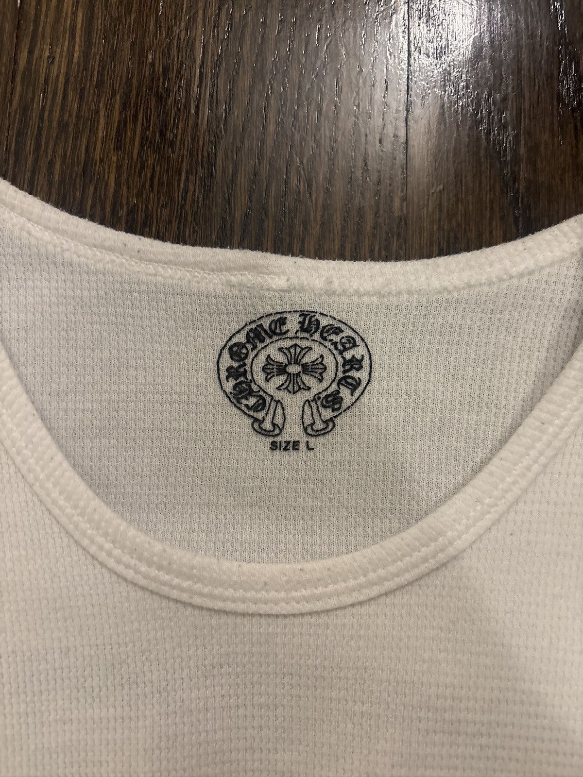 Chrome Hearts White Chrome Hearts "Fuck You" Thermal Size US L / EU 52-54 / 3 - 3 Thumbnail