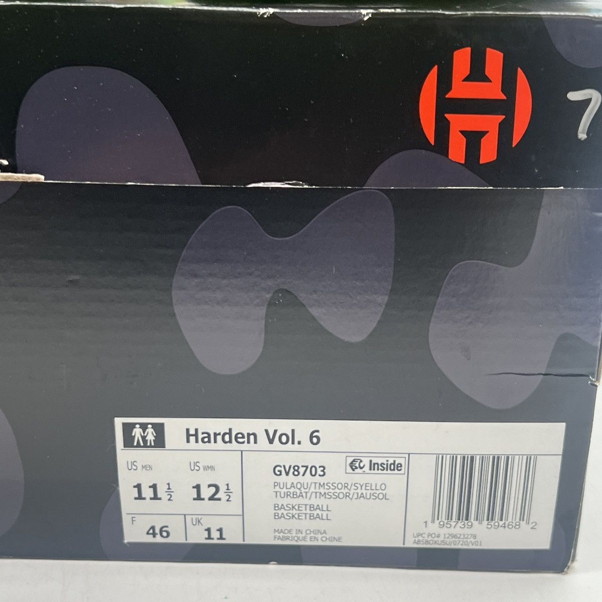 Adidas Harden vol 6 pulse Aqua solar yellow Size US 11.5 / EU 44-45 - 6 Thumbnail