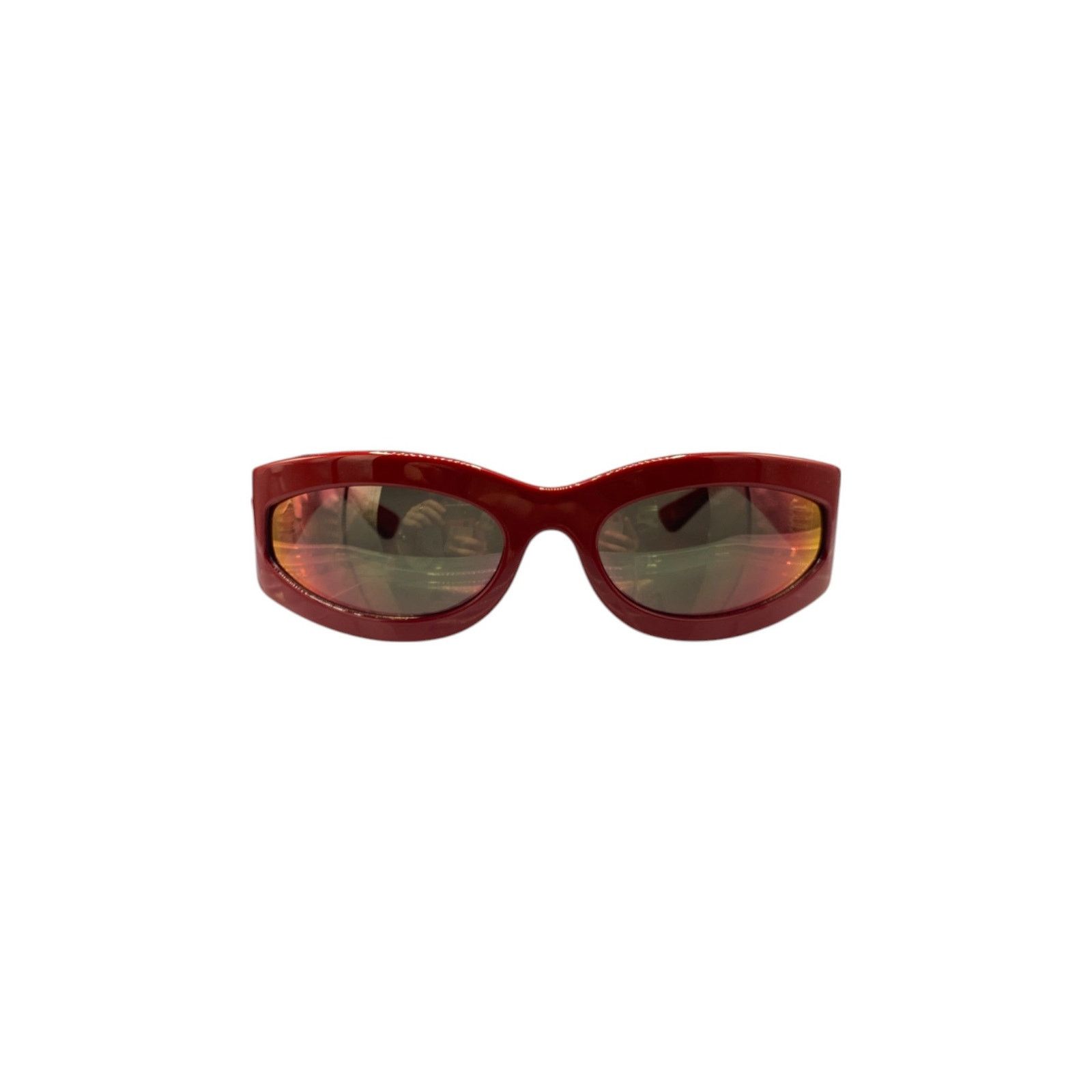 Bottega Veneta Red Chunky Sunglasses Size ONE SIZE - 1 Thumbnail