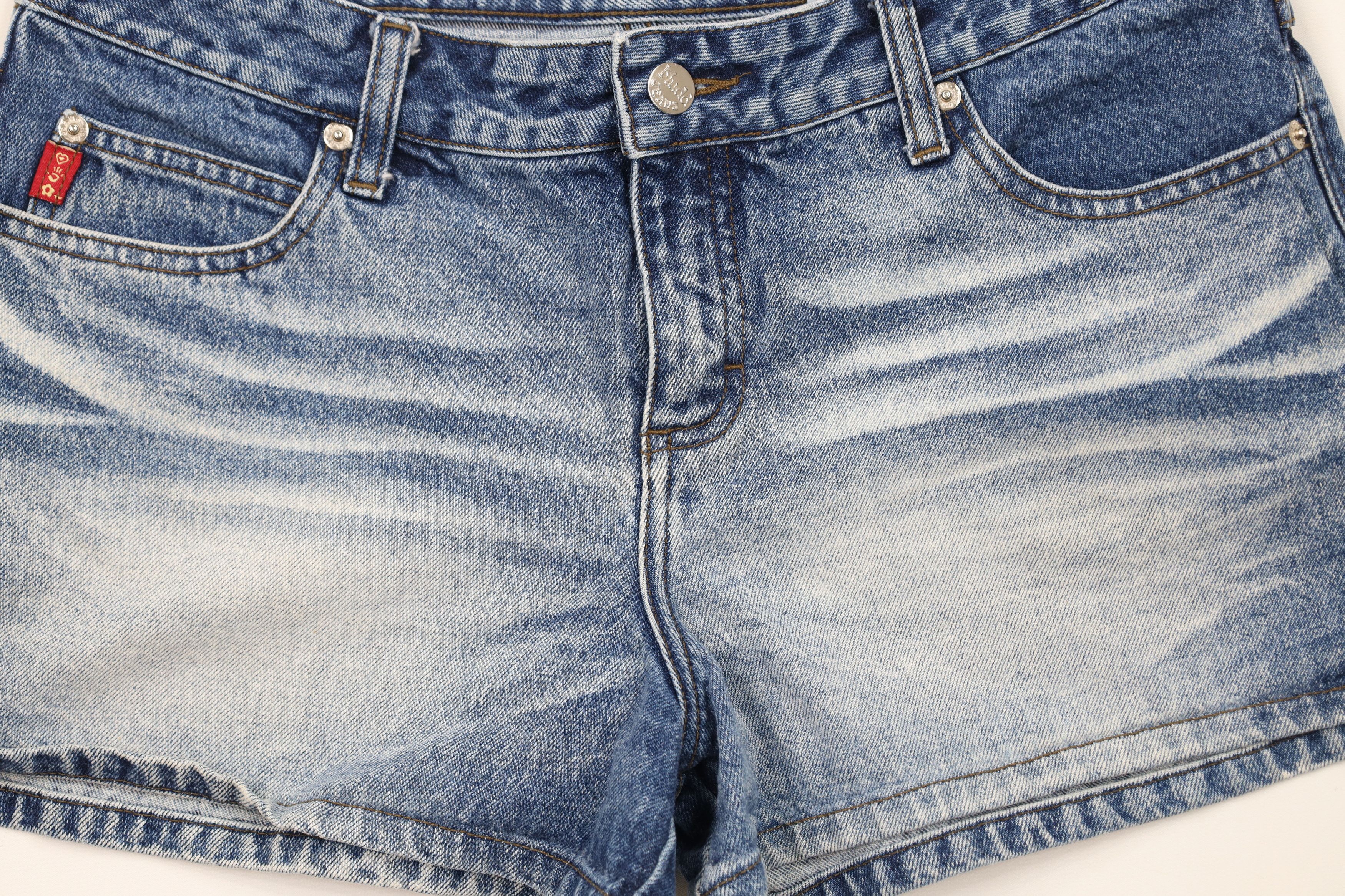 Vintage Vintage 90s Y2K Mudd Babydoll Denim Jean Shorts Jorts Blue Size 32" / US 10 / IT 46 - 3 Thumbnail