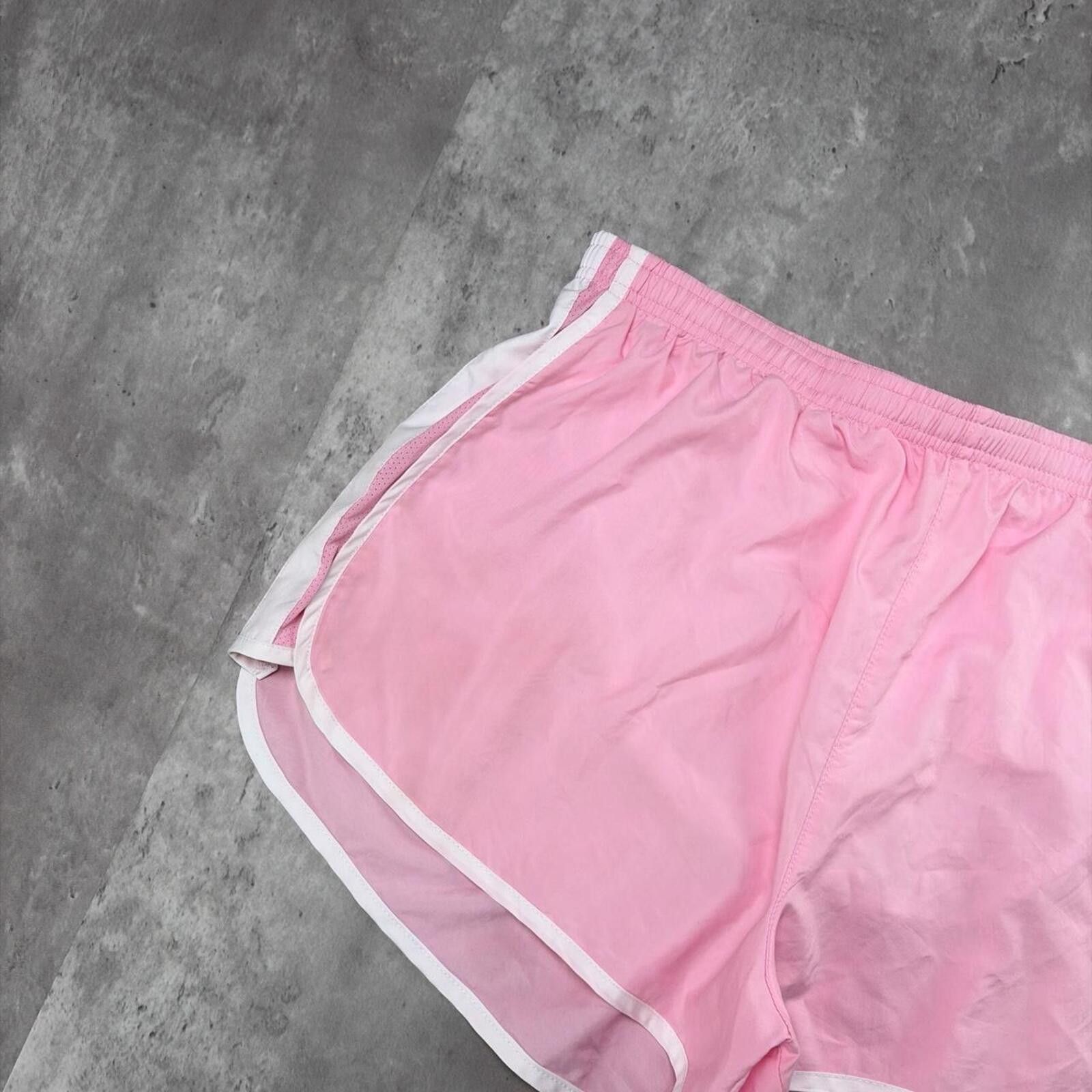 Nike Y2K Pink Nike Swoosh Grunge Mini Dri Fit Running Shorts Size 36" / US 14 / IT 50 - 3 Thumbnail