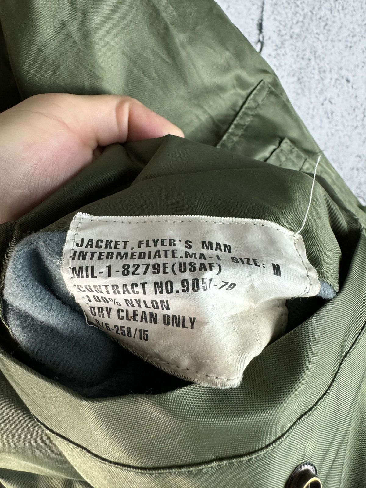 Vintage Vintage MA-1 Flyers Bomber Jacket Alpha Industries Size US M / EU 48-50 / 2 - 3 Thumbnail