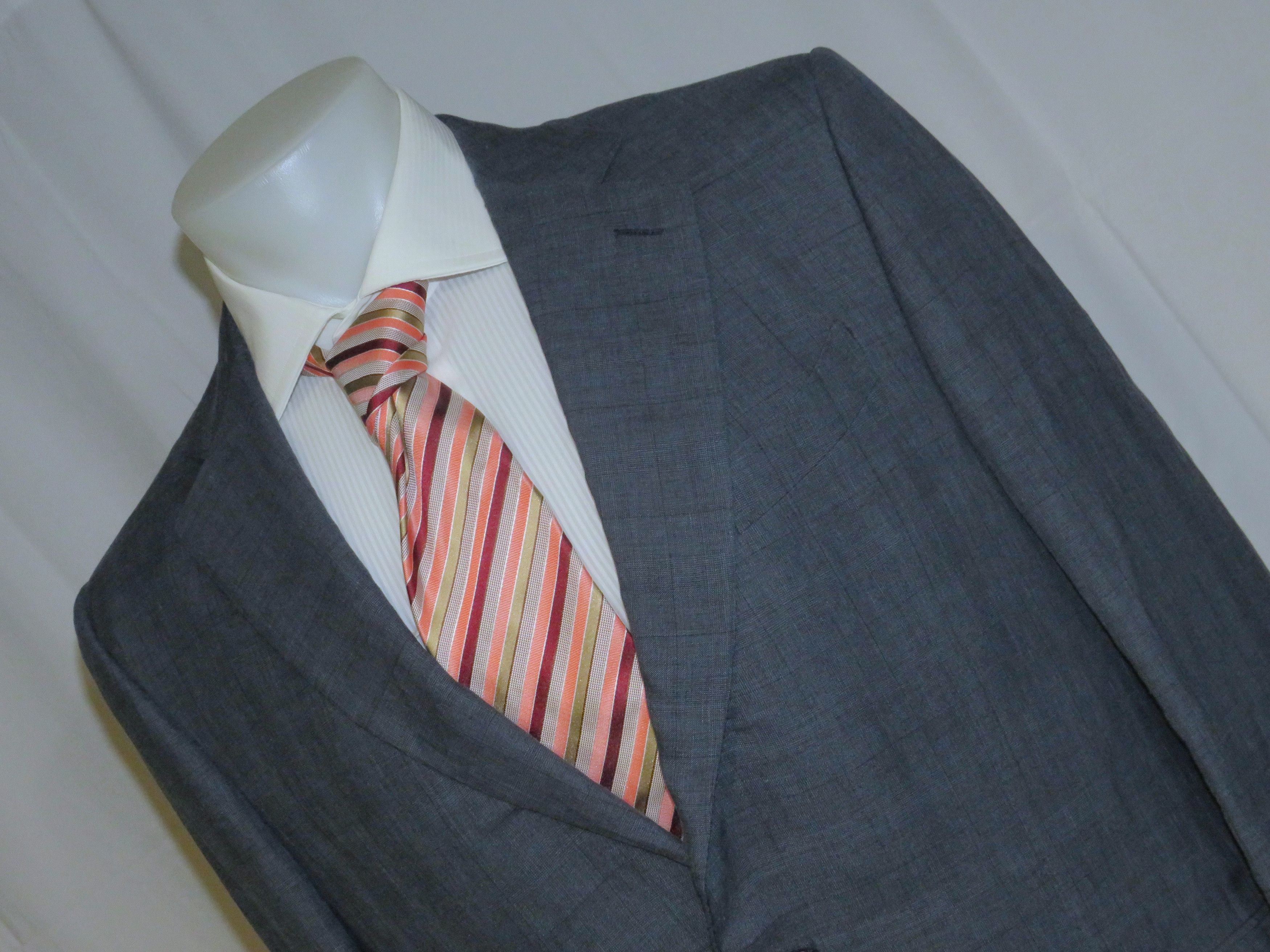 Ermenegildo Zegna Premium Exclusively Blue Plaid Silk Blend Suit 42R Size 42R - 8 Thumbnail
