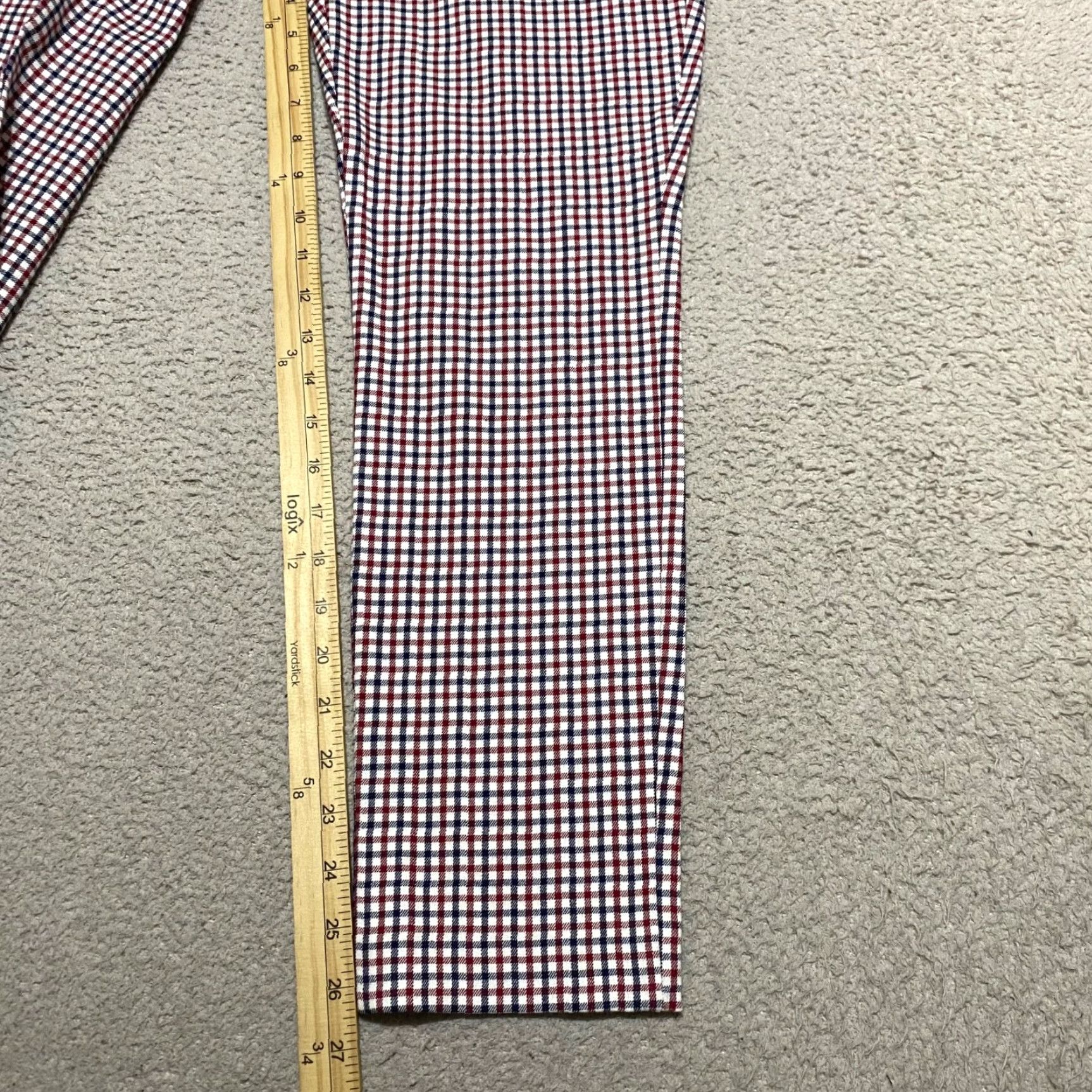 Old Navy Old Navy Pixie Pants - Multicolor Plaid Straight Ankle High Rise Pockets Woman 2 Regular Size 26" / US 2 / IT 38 - 5 Thumbnail
