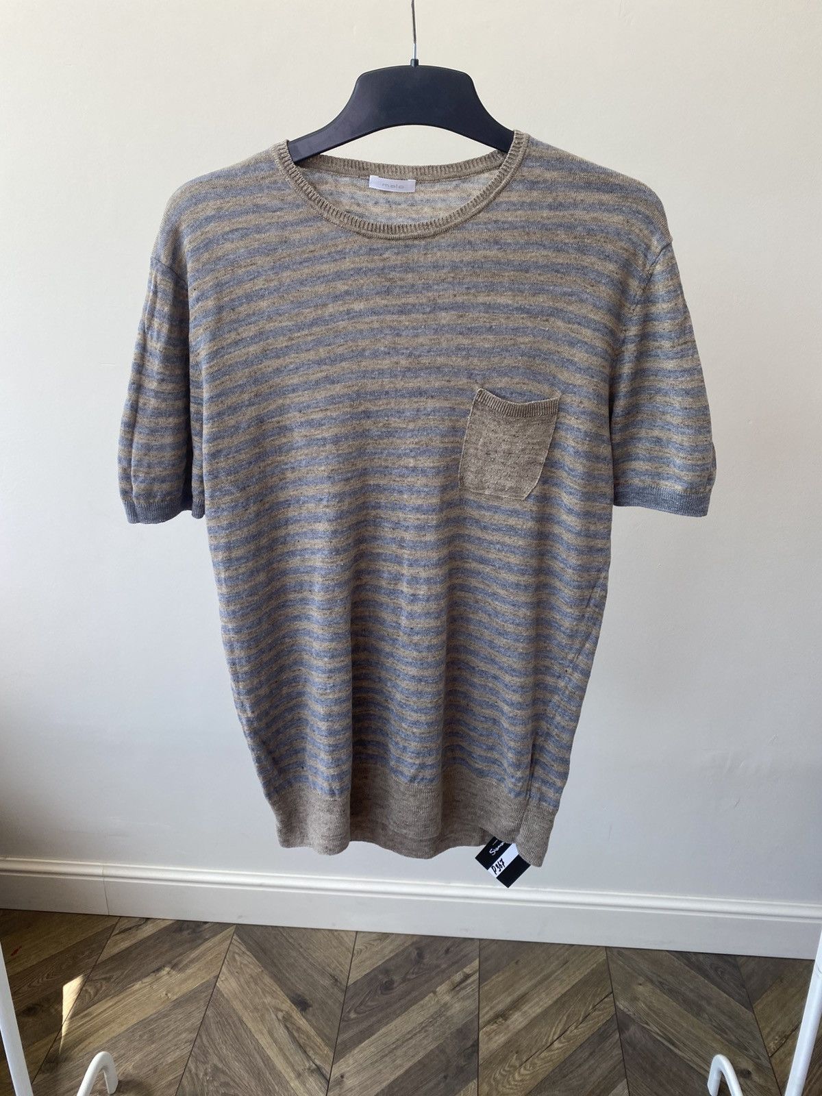 Malo Vintage Malo Linen viscose and cotton crewneck tee Size US L / EU 52-54 / 3 - 1 Thumbnail
