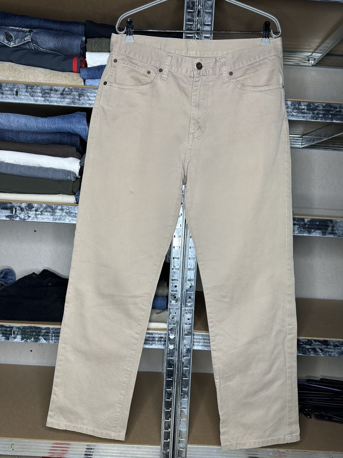Levi's Levi’s 751 Beige Straight Fit Jeans W34 L30 Vintage Pants Size US 34 / EU 50 - 1 Thumbnail