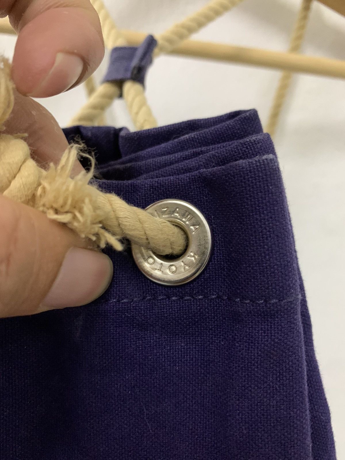 Ichizawa Shinzaburo Hanpu × Japanese Brand RARE Ichizawa Shinzaburo Hanpu Canvas Bucket Bag Size ONE SIZE - 9 Thumbnail